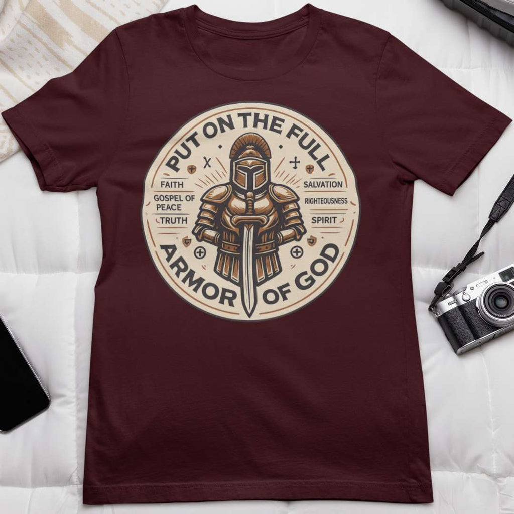 Put on the Full Armor of God - D1 - Unisex Supima T-Shirt