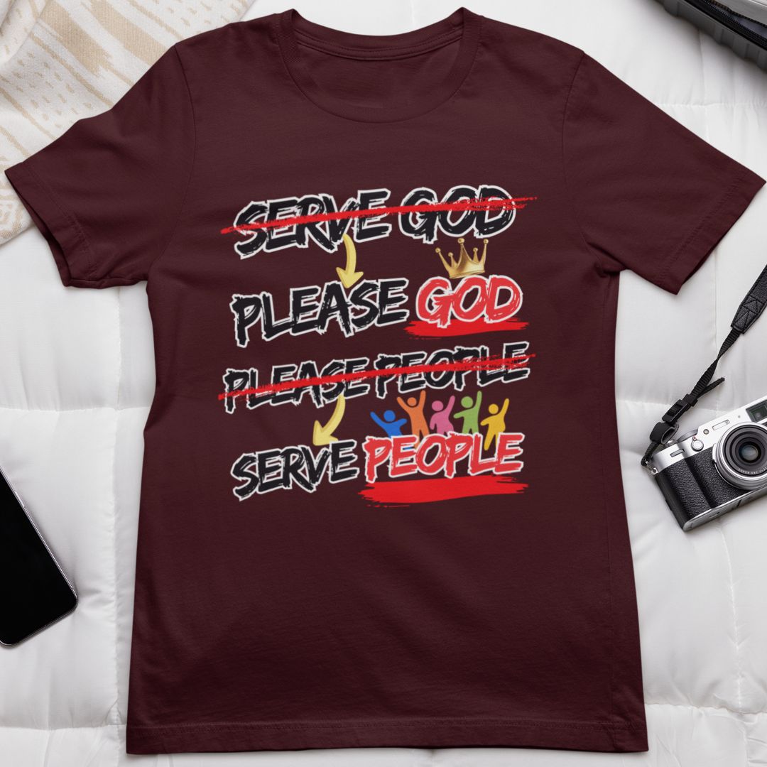 Please God Serve People - Unisex Supima T-Shirt