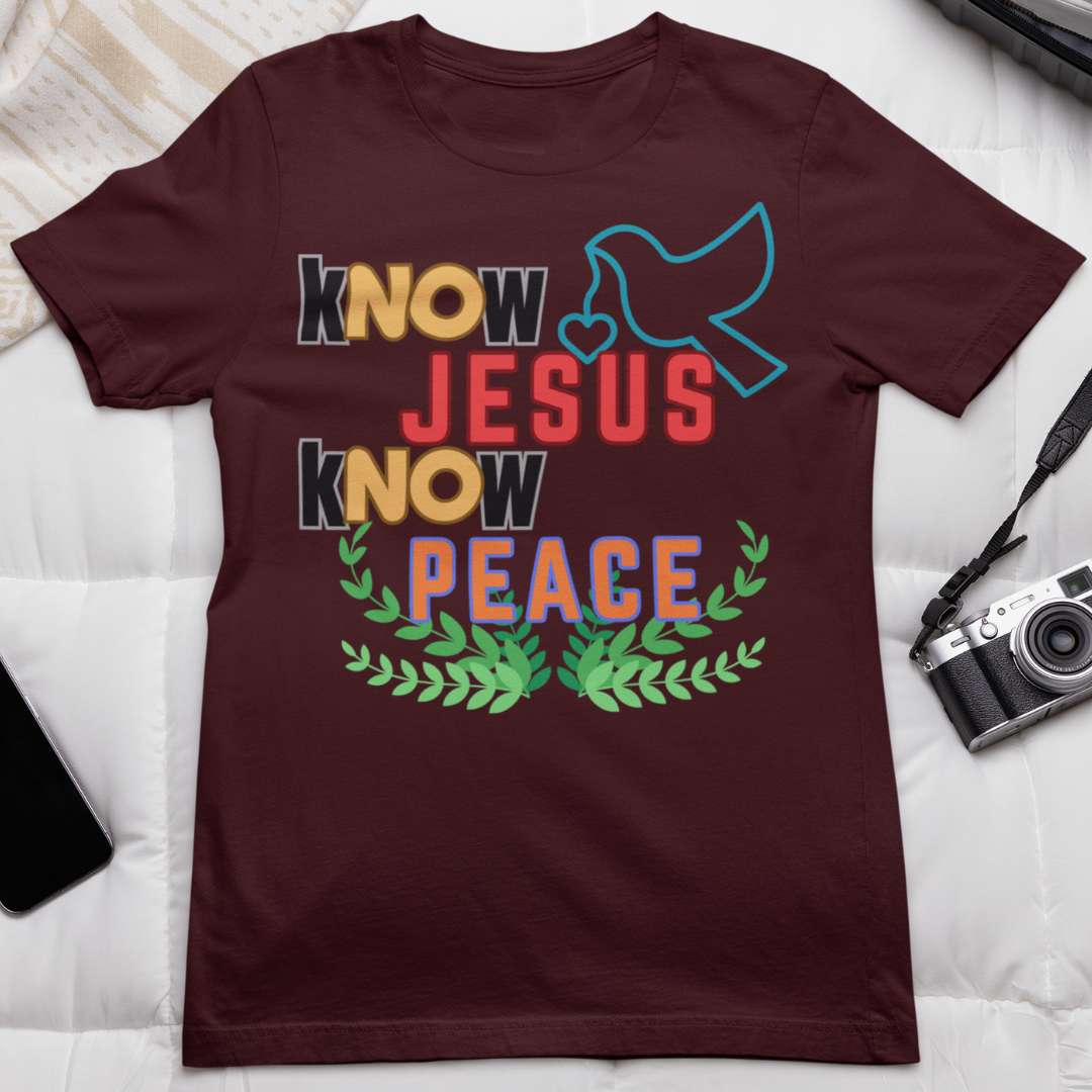 kNOw Jesus kNOw Peace - Unisex Supima T-Shirt