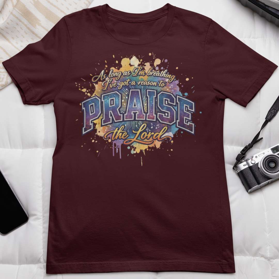 As Long As I'm Breathing I'll Praise - Unisex Supima T-Shirt