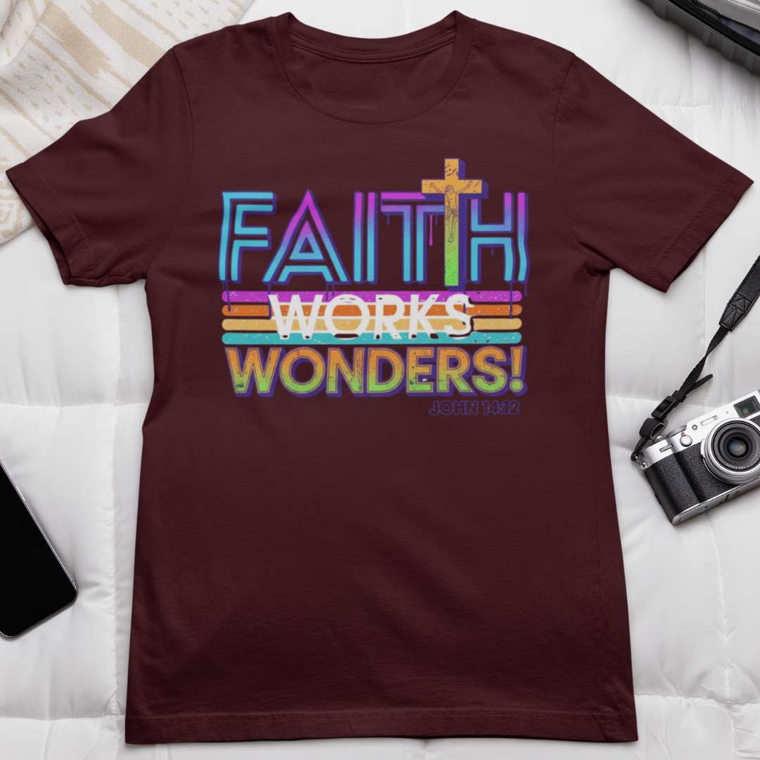 Faith Works Wonders - Unisex Supima T-Shirt