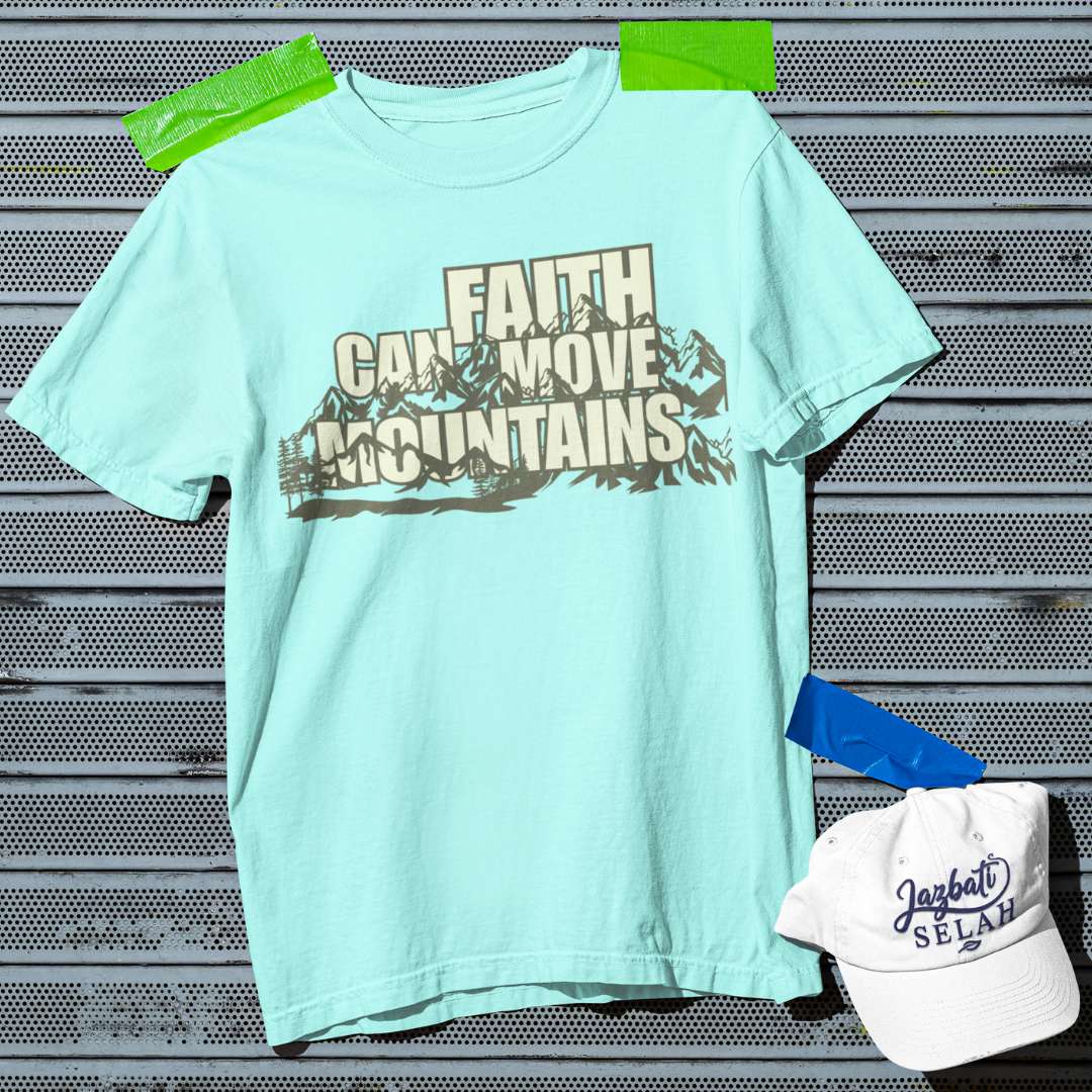 Faith Moves Mountains - Unisex Oversized Classic T-Shirt