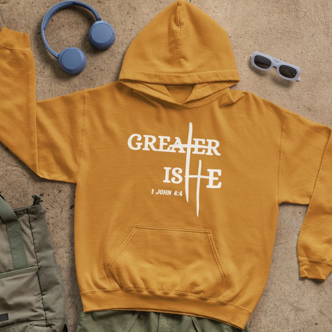 Greater is He - Unisex Hoodie