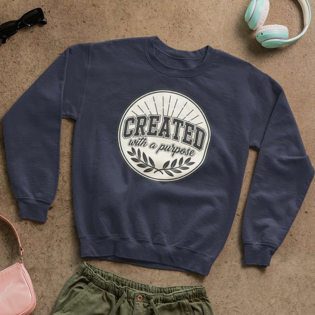 Created With a Purpose - Unisex Sweatshirt