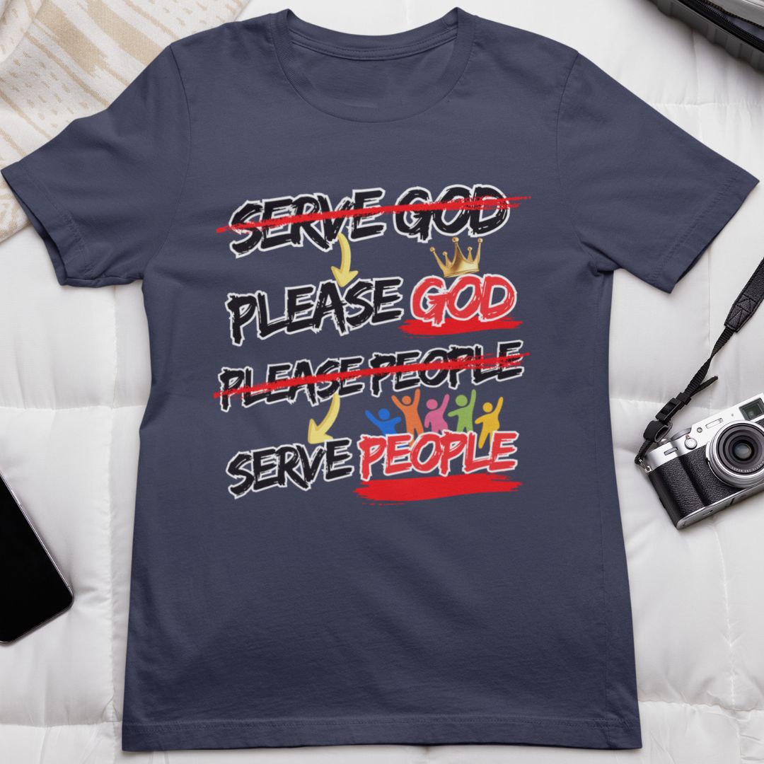 Please God Serve People - Unisex Supima T-Shirt
