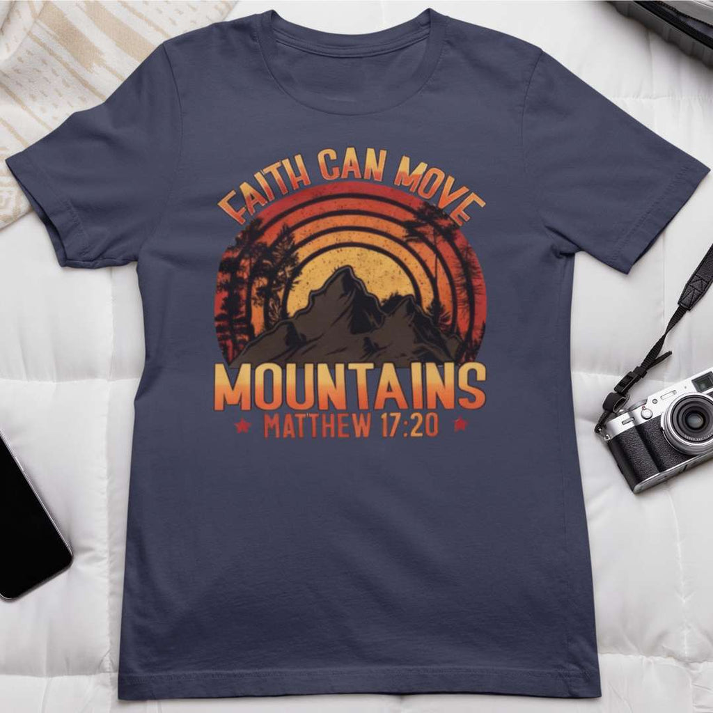 Faith Can Move Mountains - Unisex Supima T-Shirt