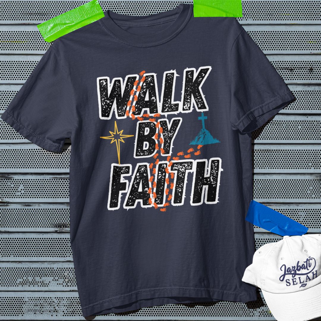 Walk by Faith - Unisex Oversized Classic T-Shirt