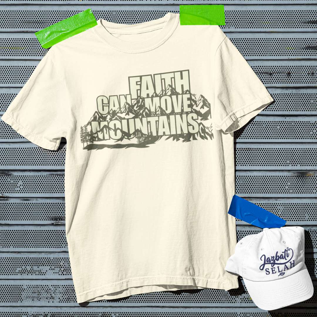 Faith Moves Mountains - Unisex Oversized Classic T-Shirt