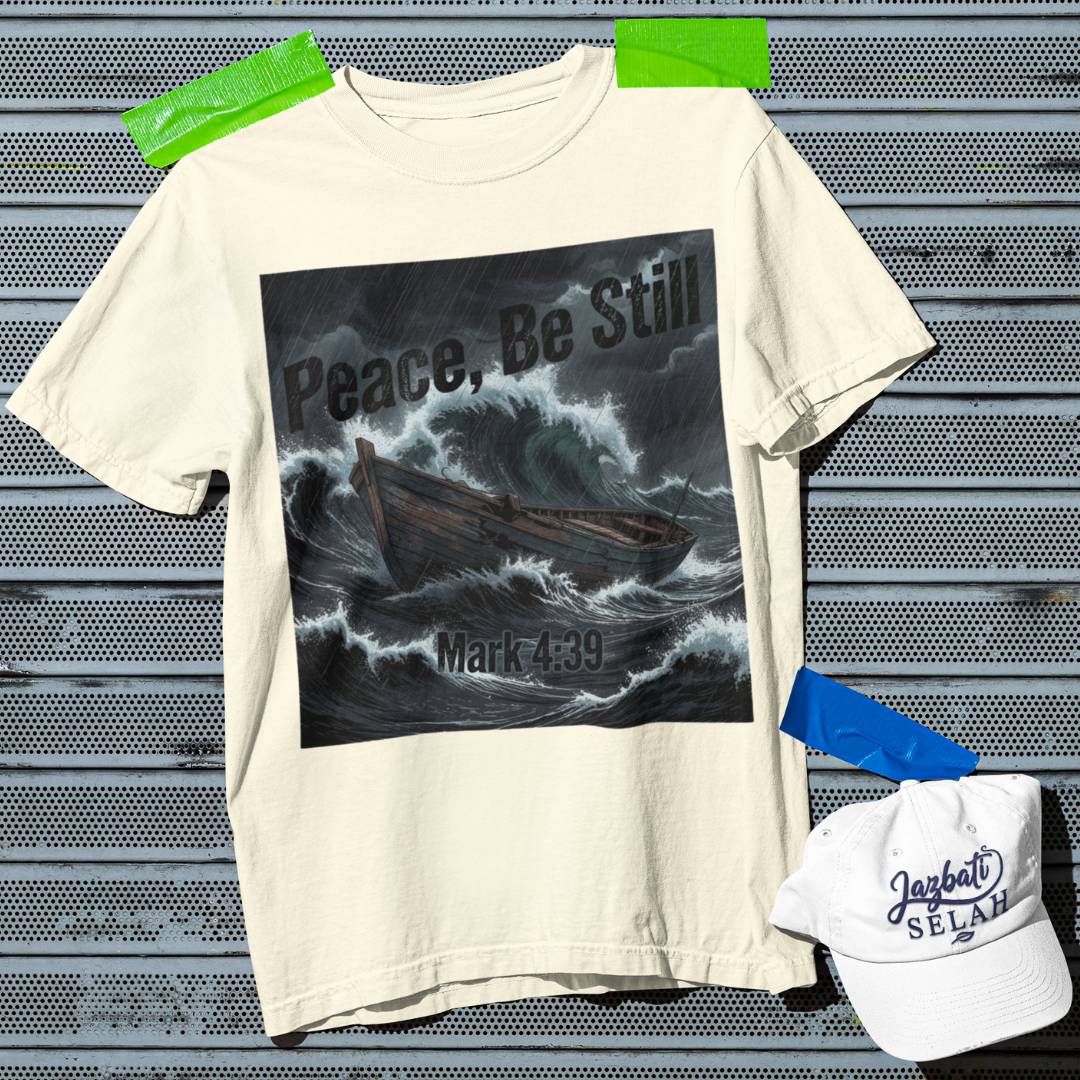 Peace Be Still - D3 - Unisex Oversized Classic T-Shirt
