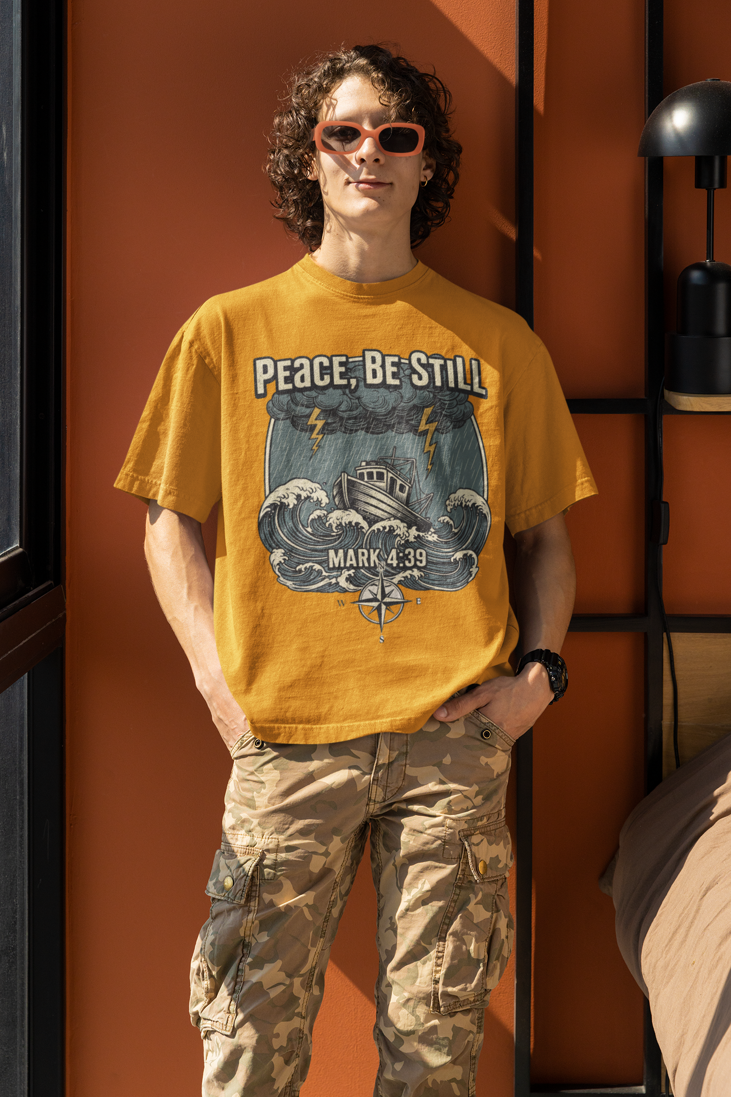Peace Be Still - D2 - Unisex Oversized Classic T-Shirt