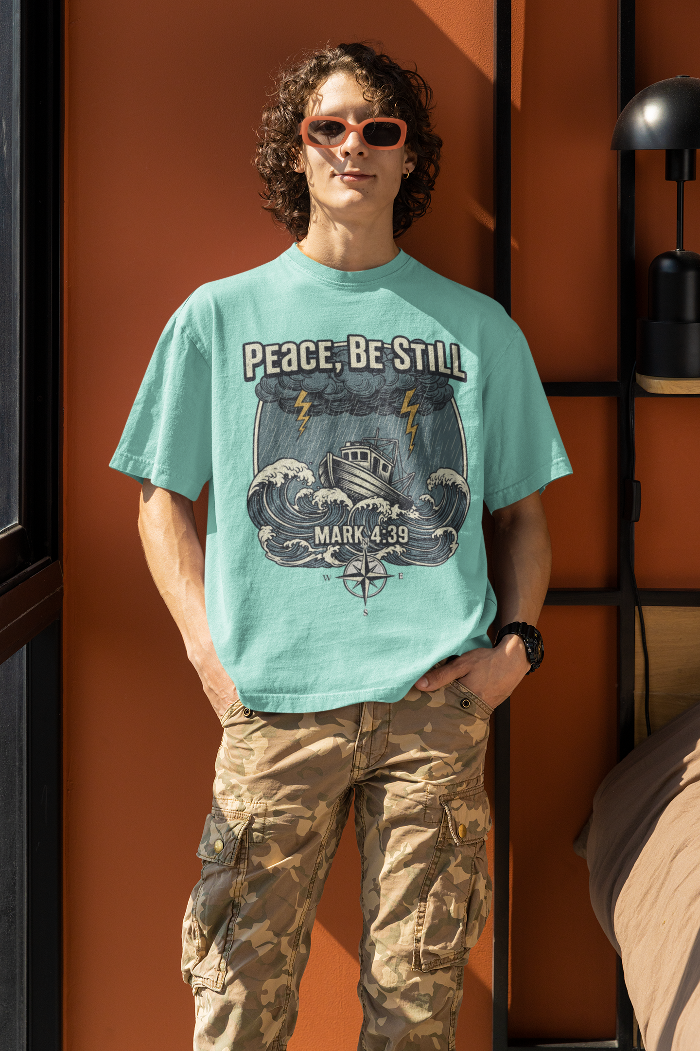 Peace Be Still - D2 - Unisex Oversized Classic T-Shirt