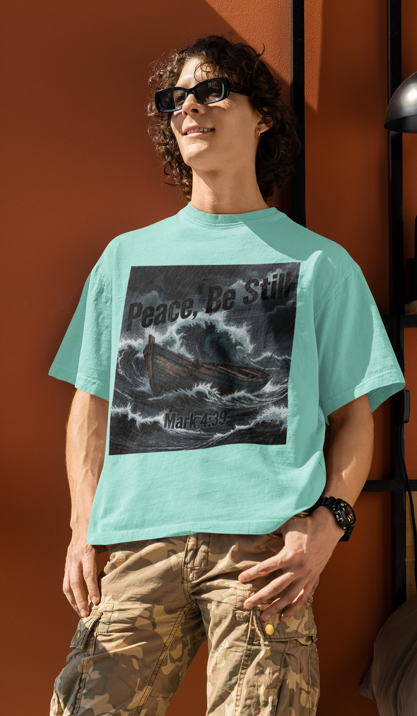 Peace Be Still - D3 - Unisex Oversized Classic T-Shirt