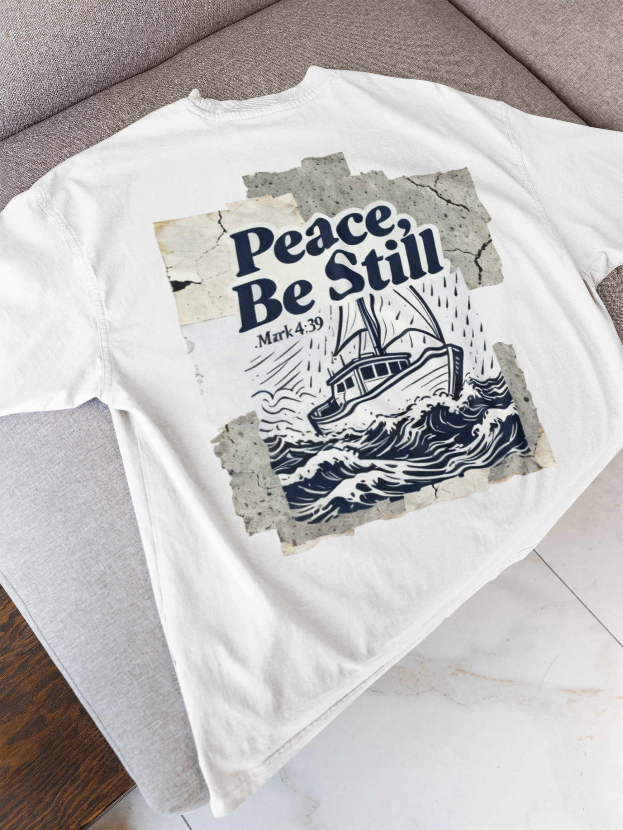 Peace Be Still - D1 - Unisex Oversized Classic T-Shirt