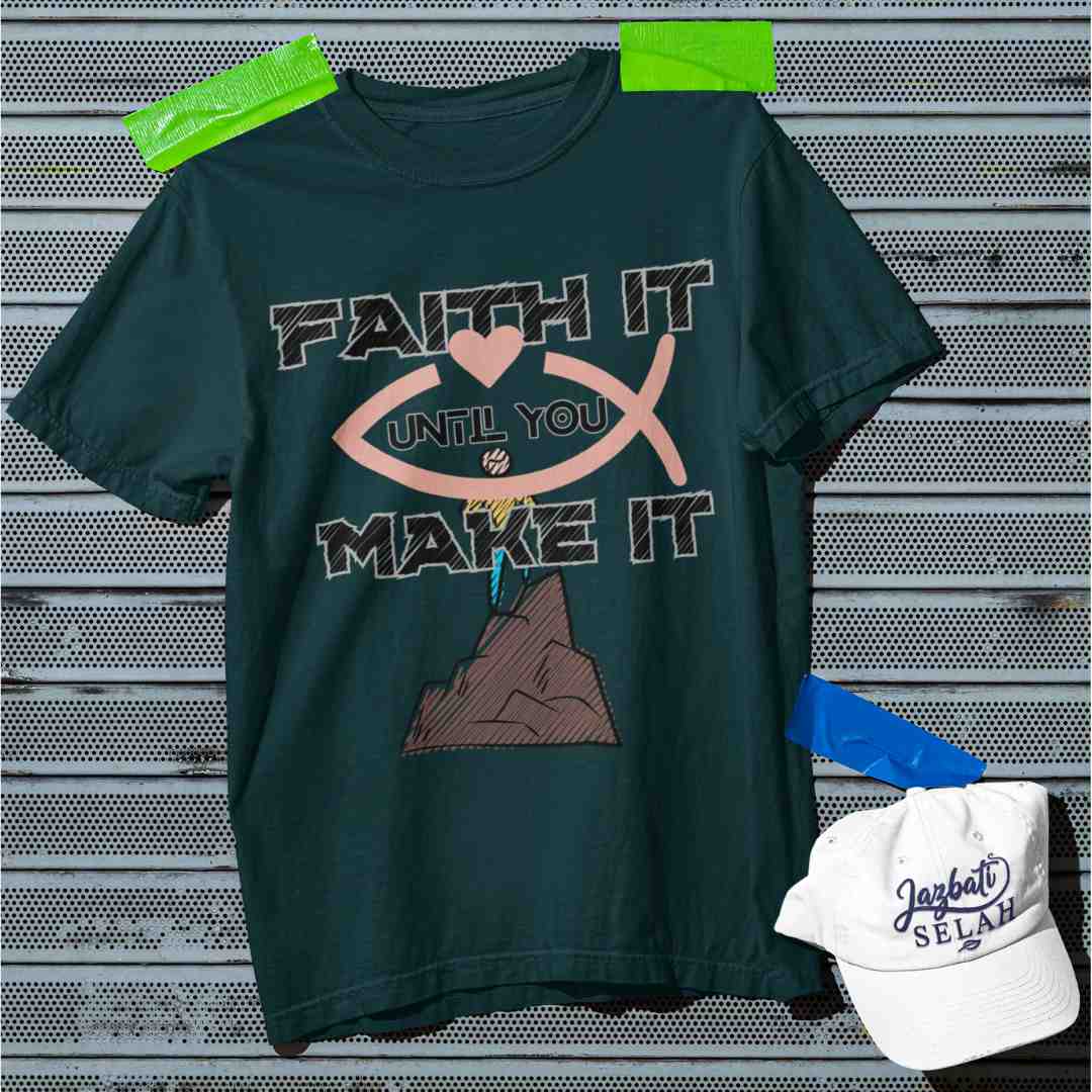Faith It Until You Make It - Unisex Oversized Classic T-Shirt