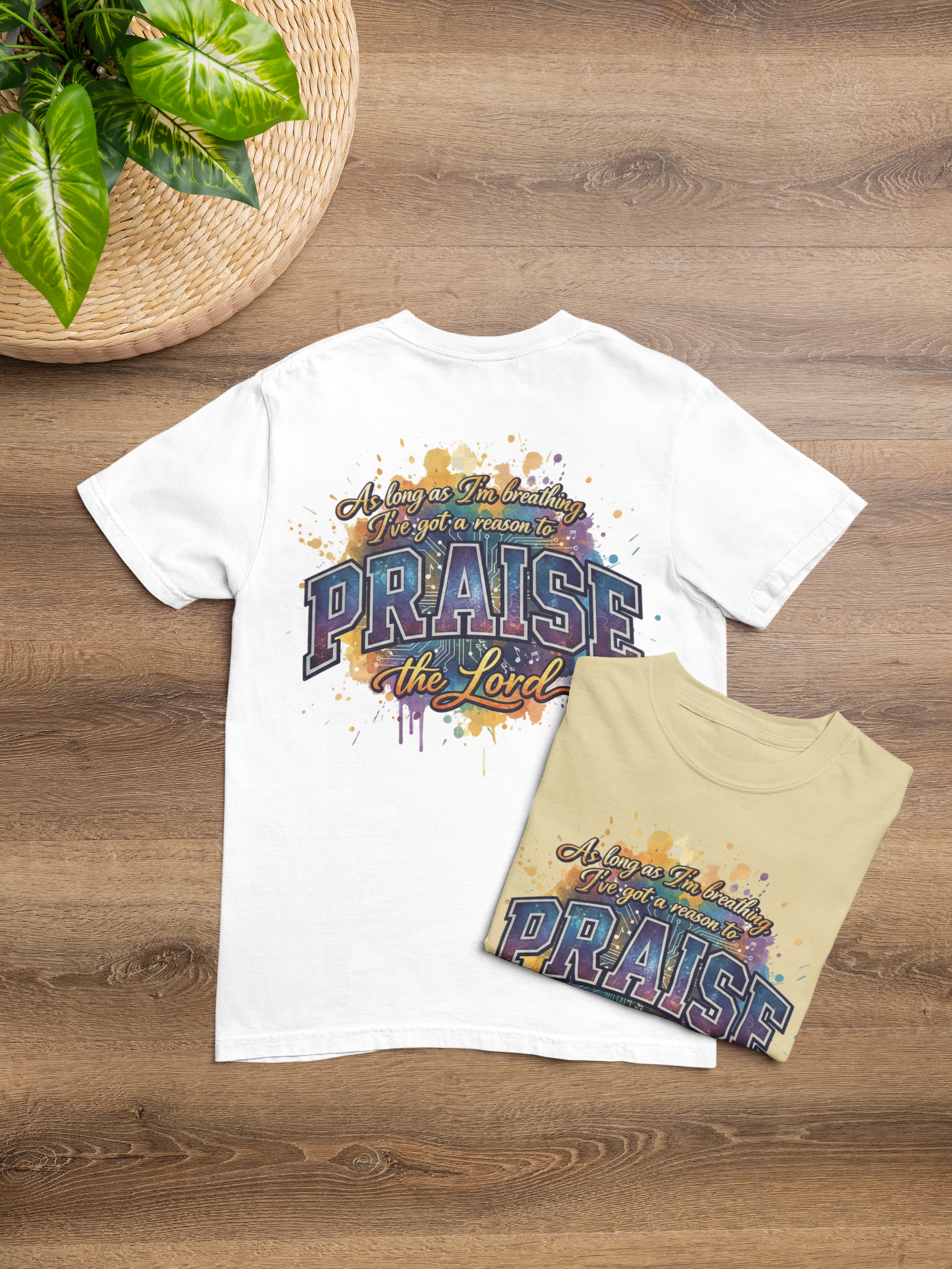 As Long As I'm Breathing I'll Praise - Unisex Supima T-Shirt