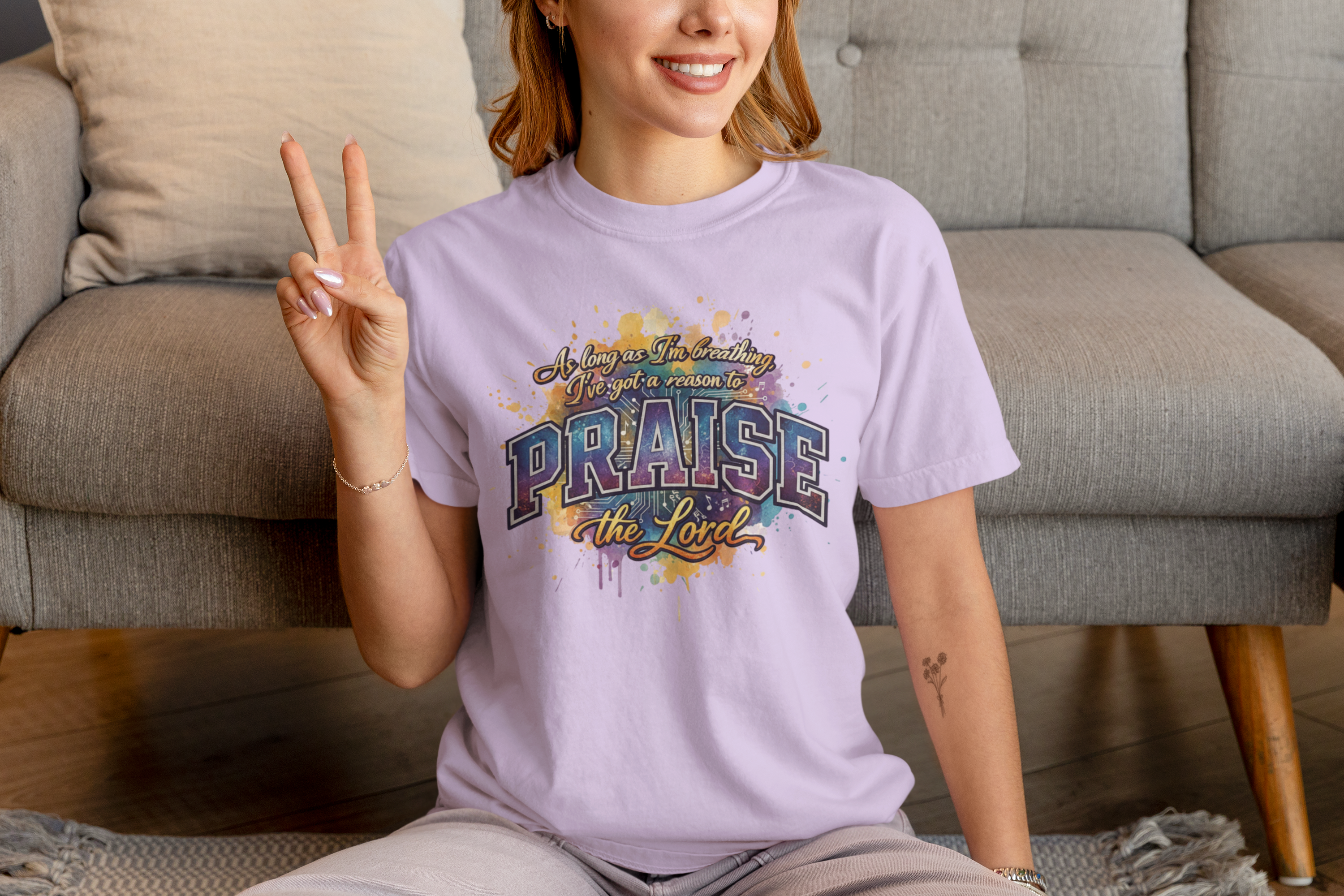 As Long As I'm Breathing I'll Praise - Unisex Supima T-Shirt
