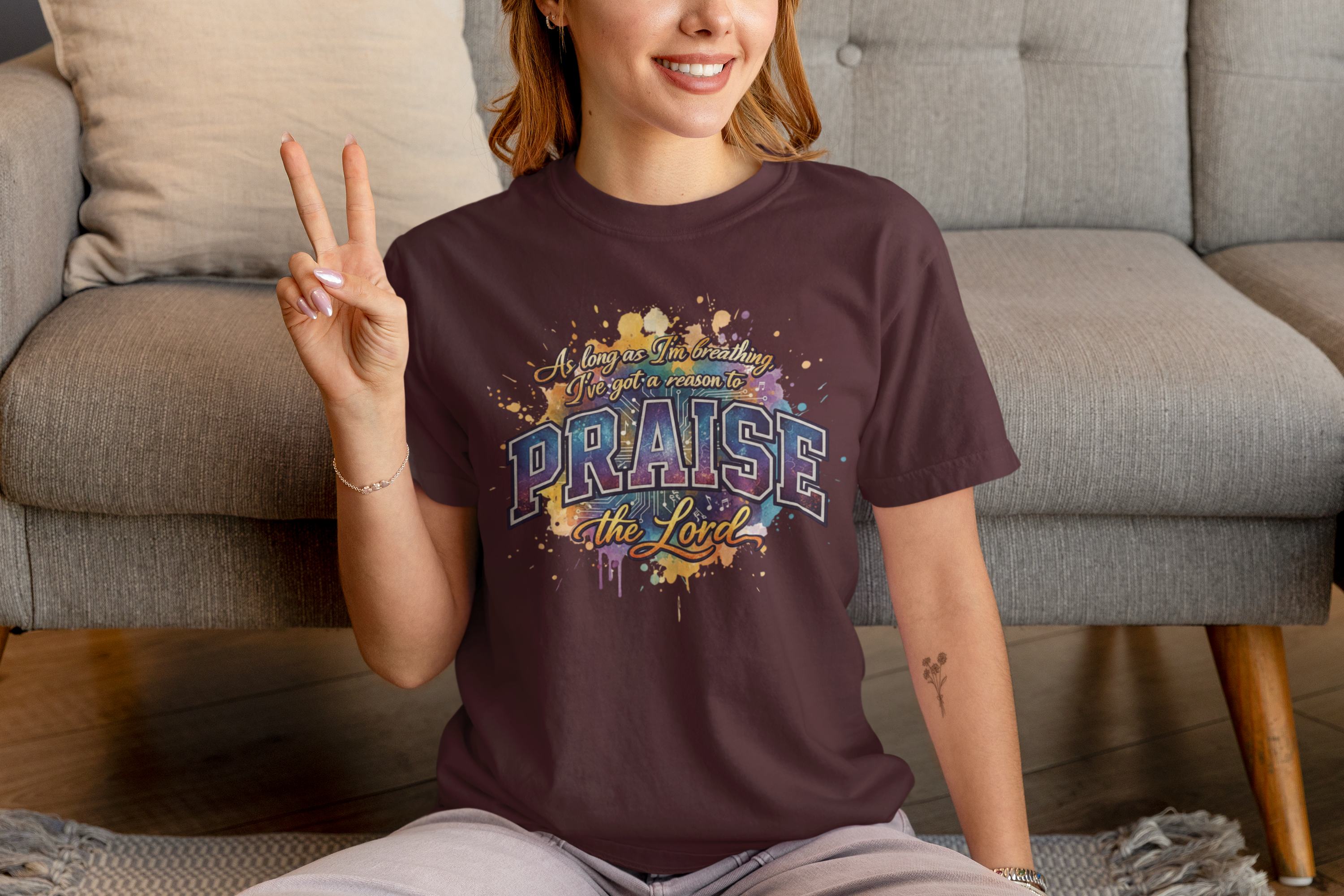 As Long As I'm Breathing I'll Praise - Unisex Supima T-Shirt