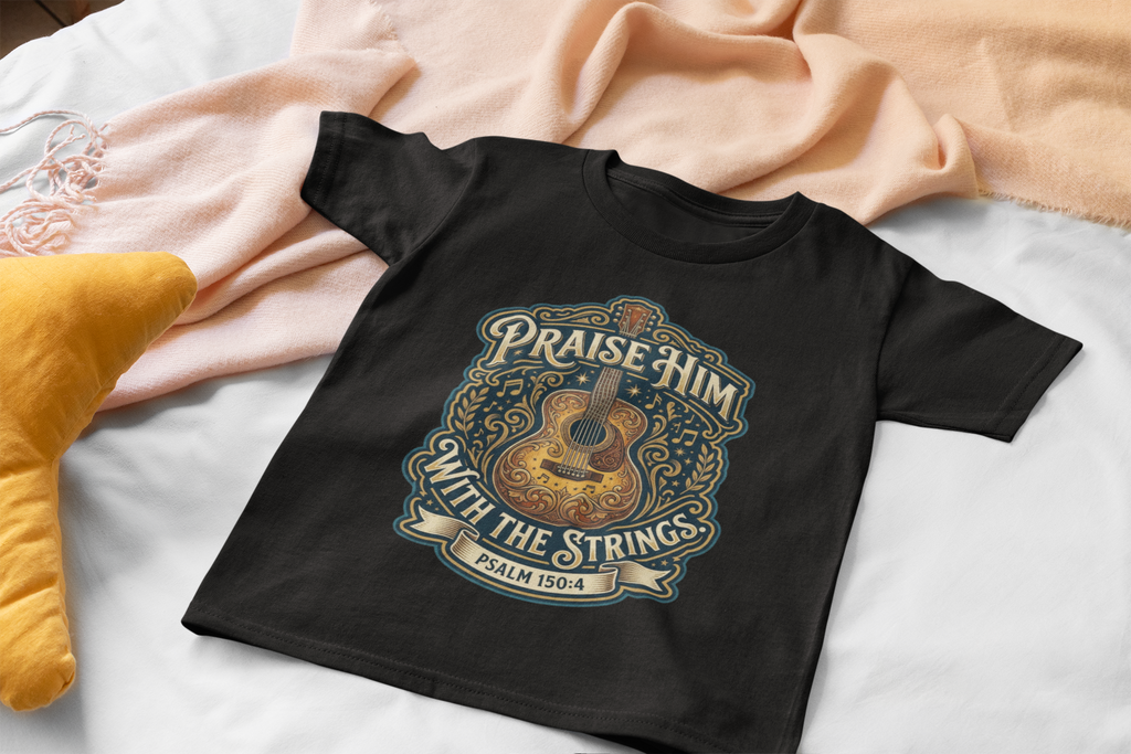 Praise Him With the Strings - Unisex Supima T-Shirt