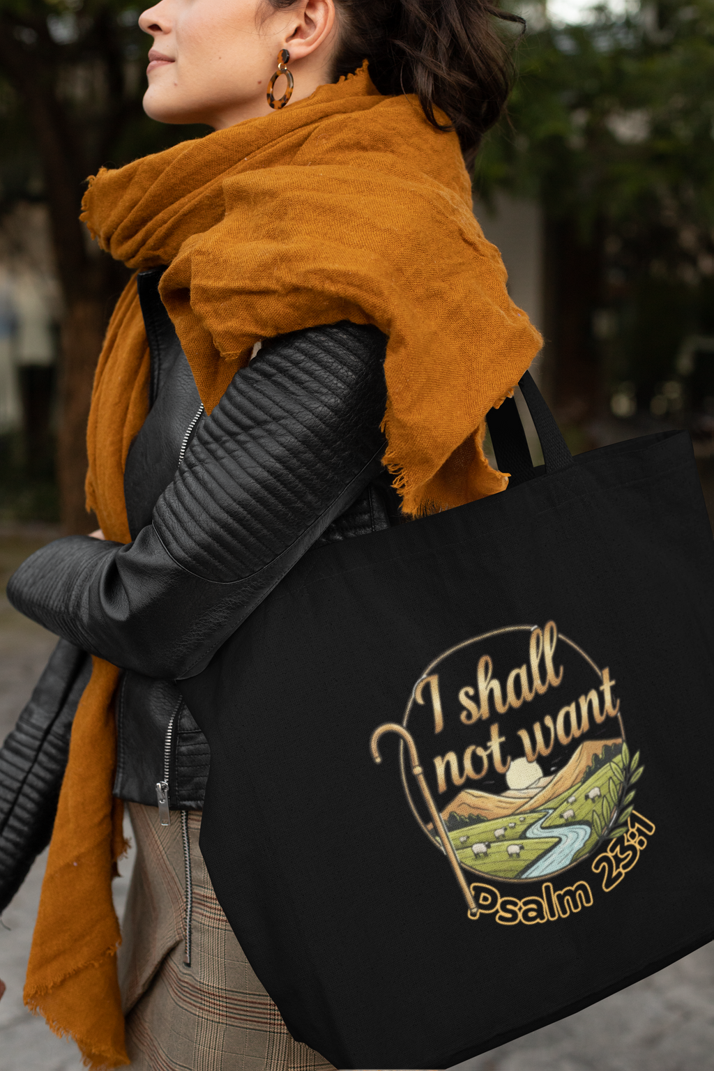 I Shall Not Want - Essential Signature Tote Bag (with Zipper)