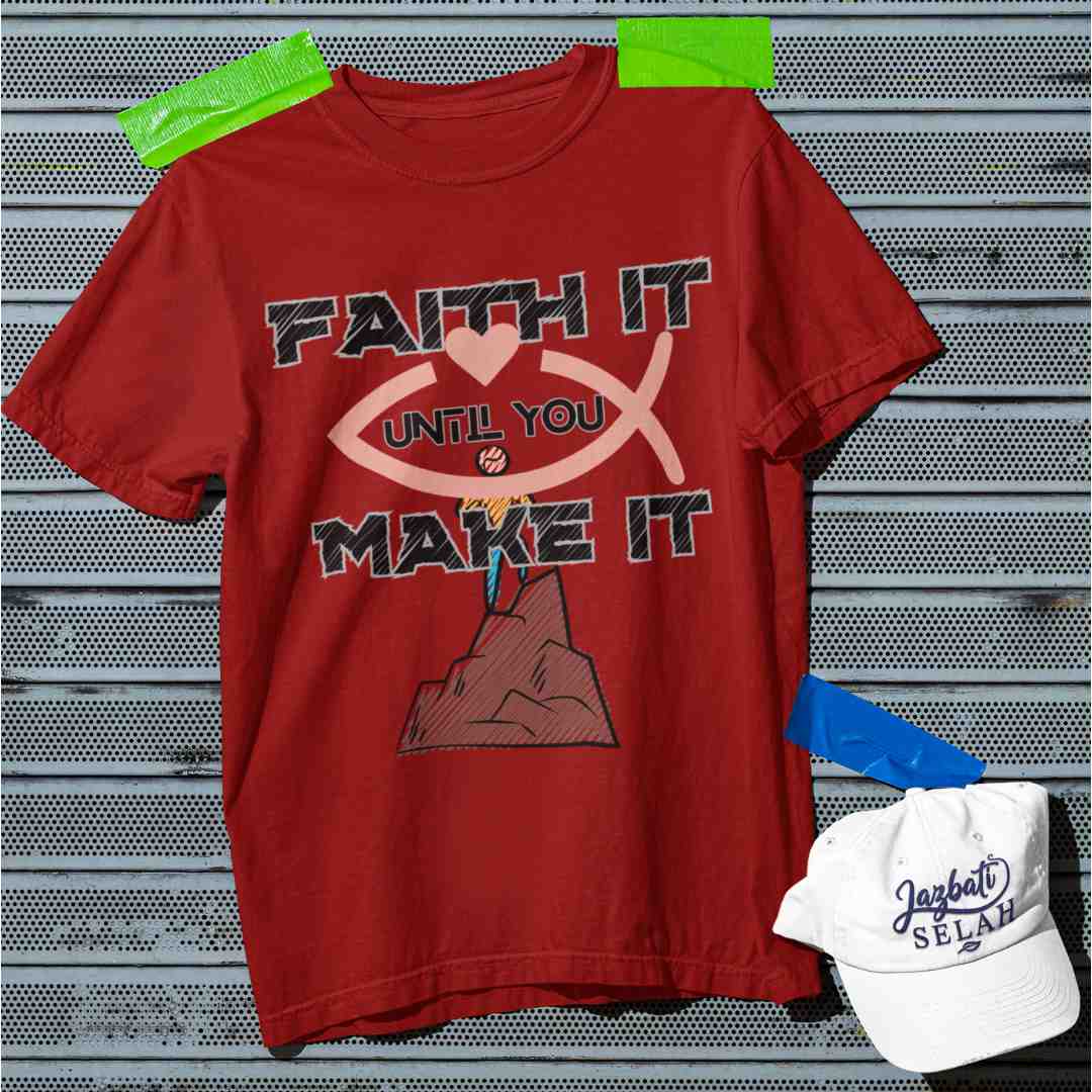 Faith It Until You Make It - Unisex Oversized Classic T-Shirt