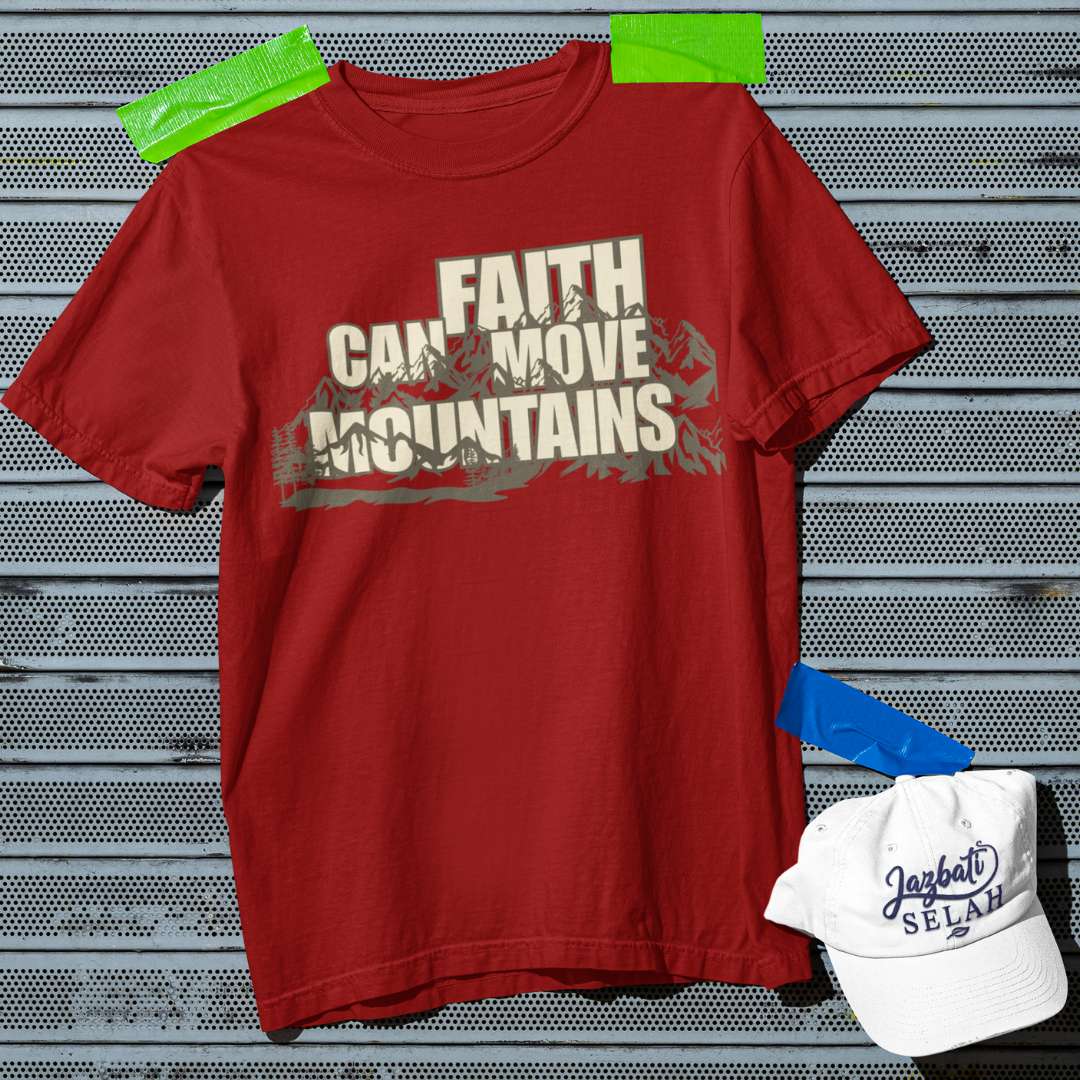 Faith Moves Mountains - Unisex Oversized Classic T-Shirt