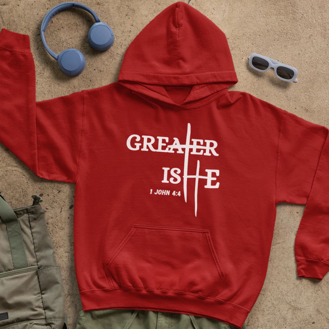 Greater is He - Unisex Hoodie