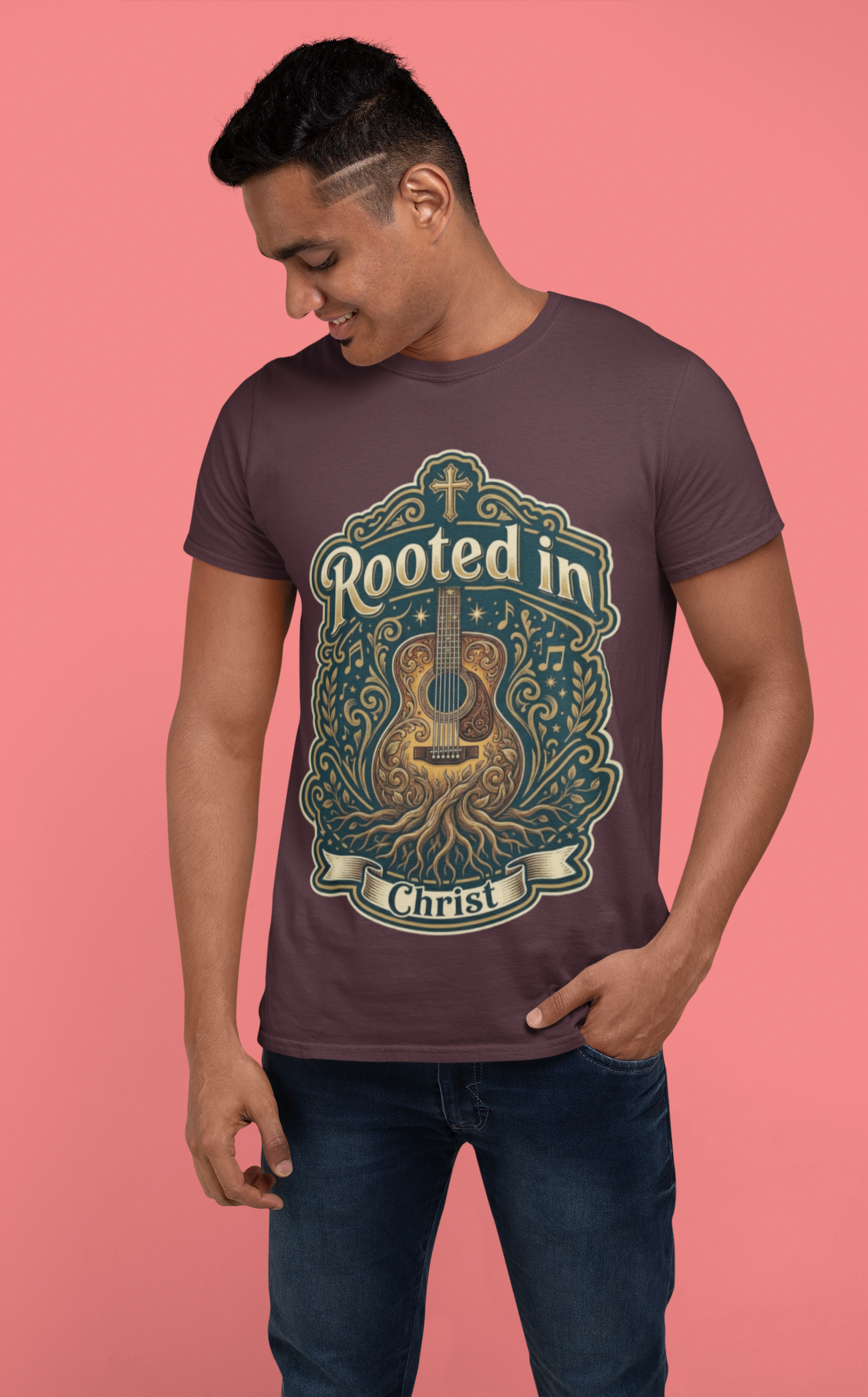 Rooted in Christ - Unisex Supima T-Shirt
