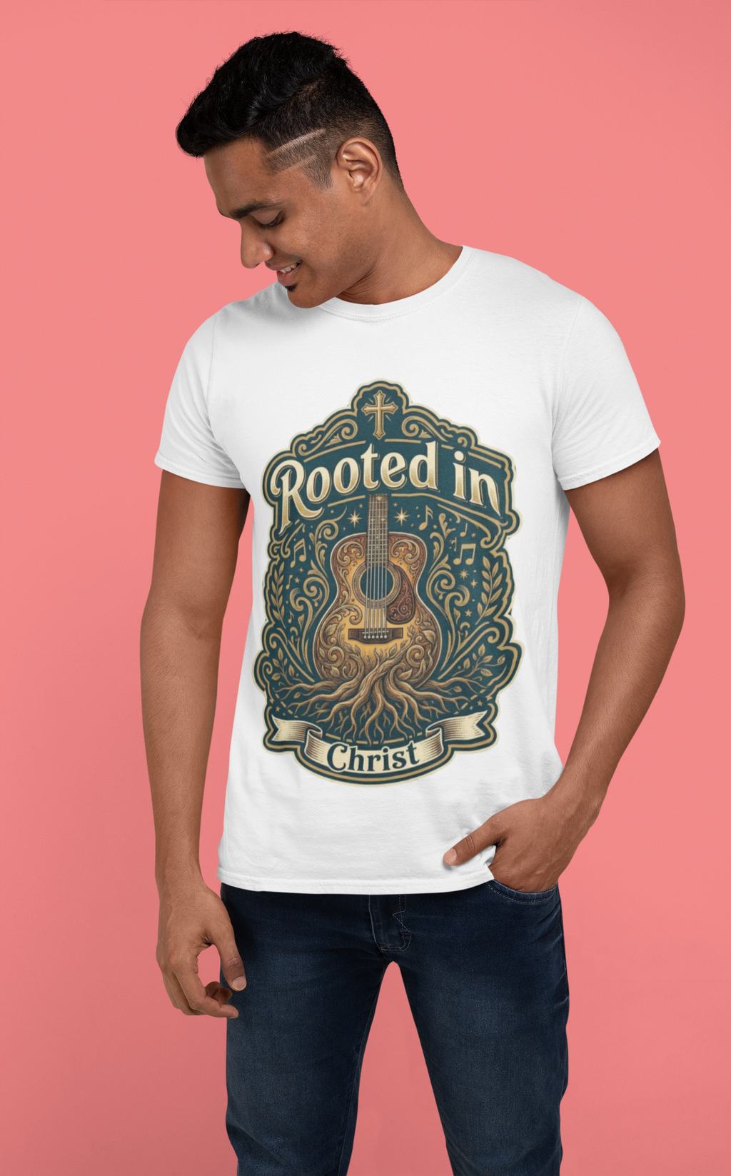 Rooted in Christ - Unisex Supima T-Shirt