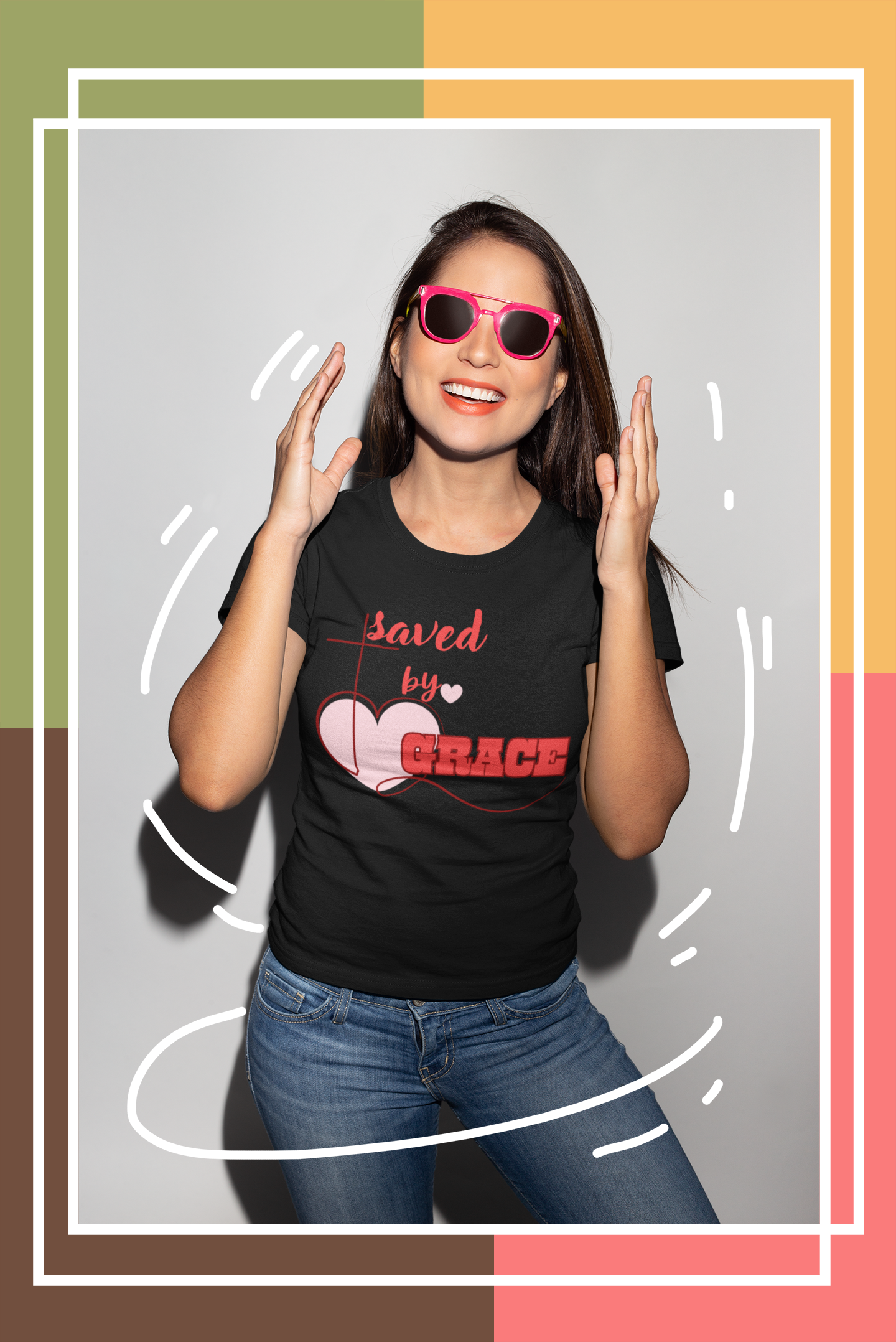 Saved by Grace - Women's Classic T-Shirt