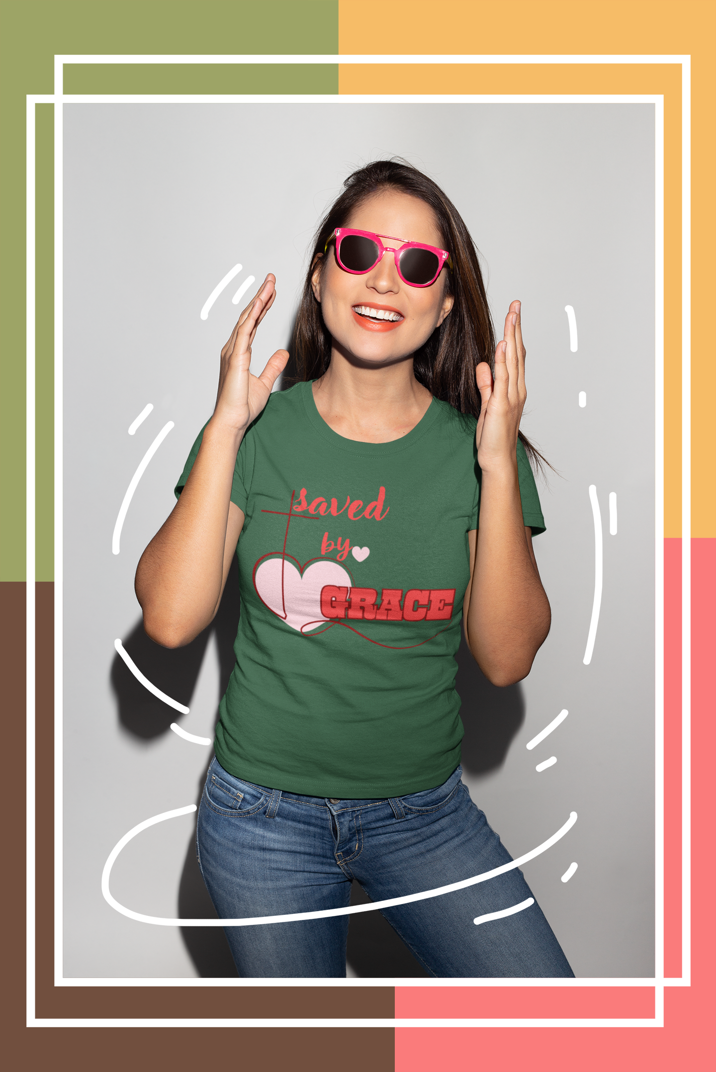 Saved by Grace - Women's Classic T-Shirt