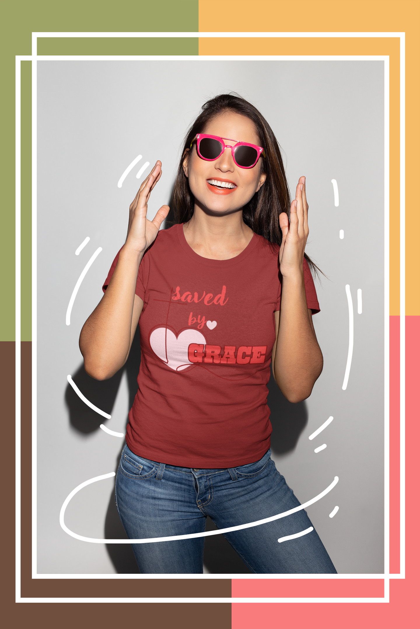 Saved by Grace - Women's Classic T-Shirt