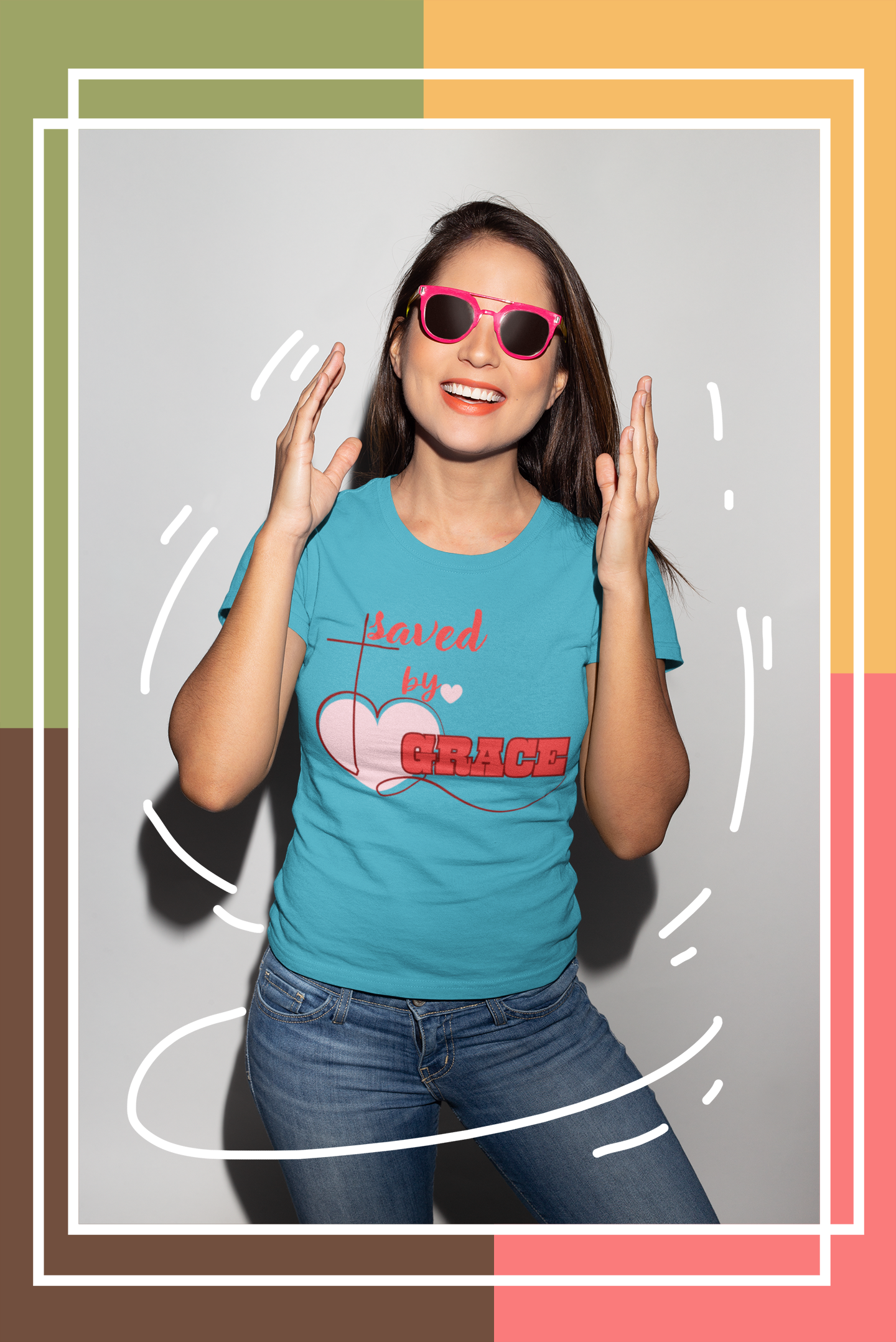 Saved by Grace - Women's Classic T-Shirt