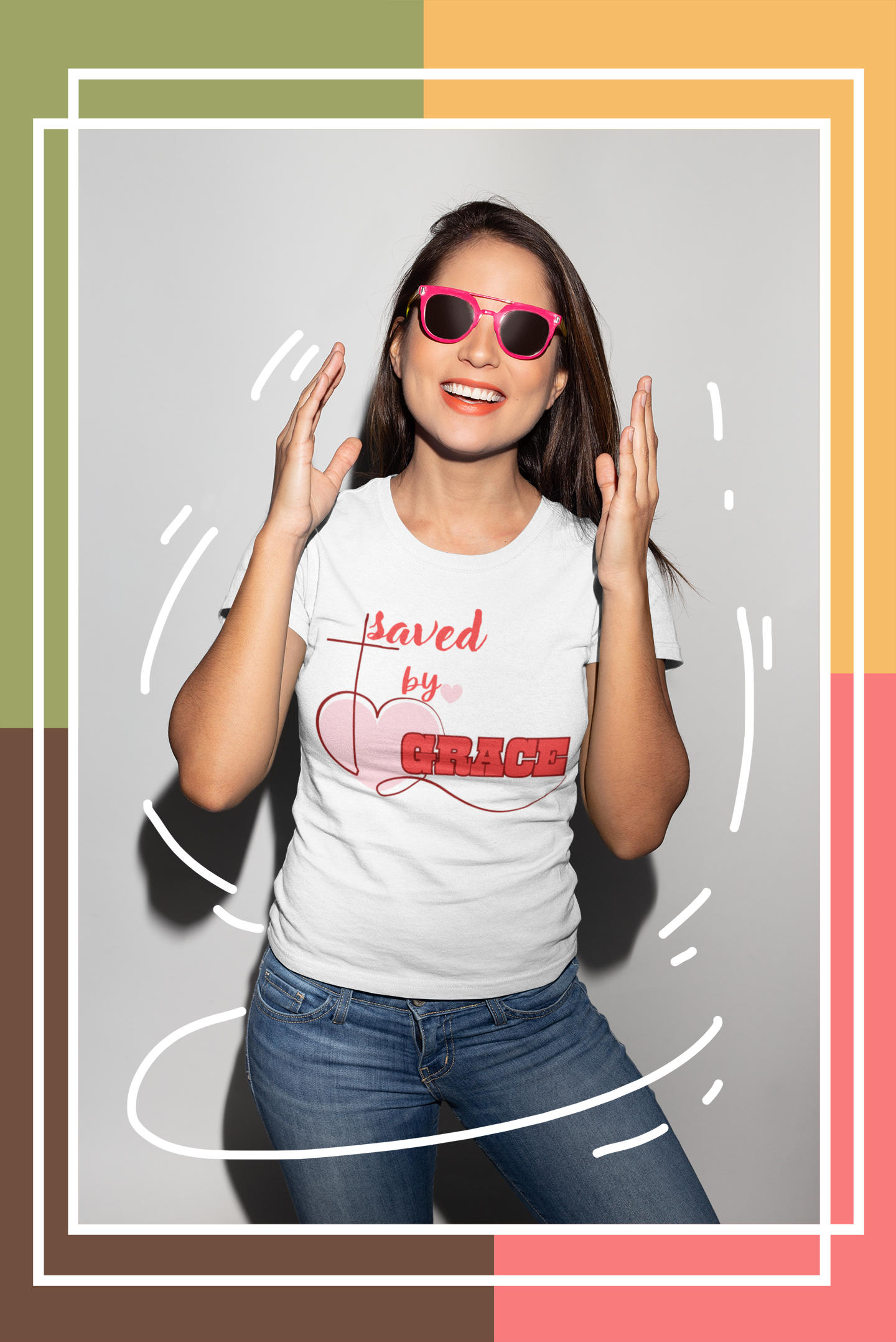 Saved by Grace - Women's Classic T-Shirt