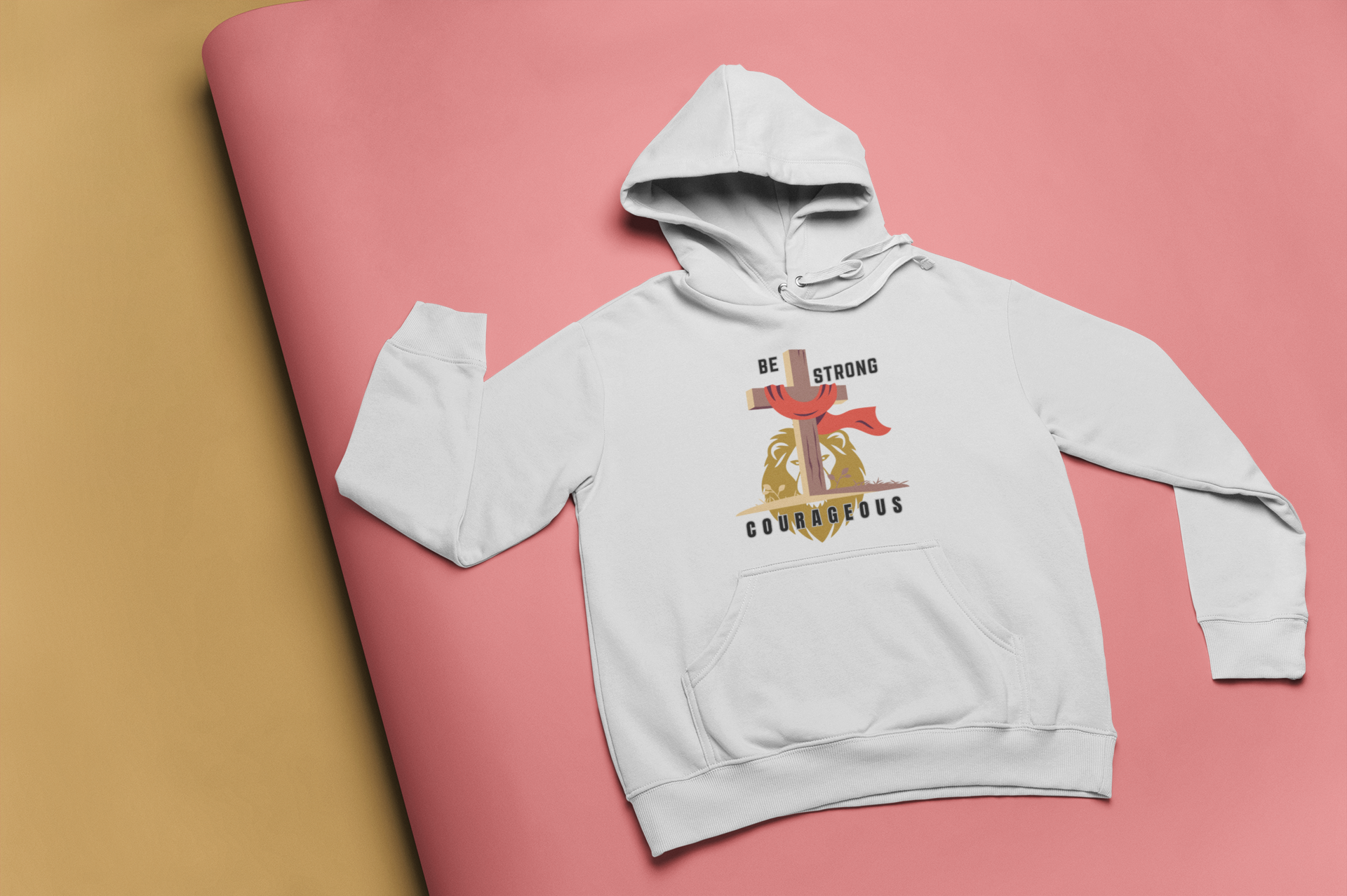 Be Strong & Courageous - Unisex Hoodie