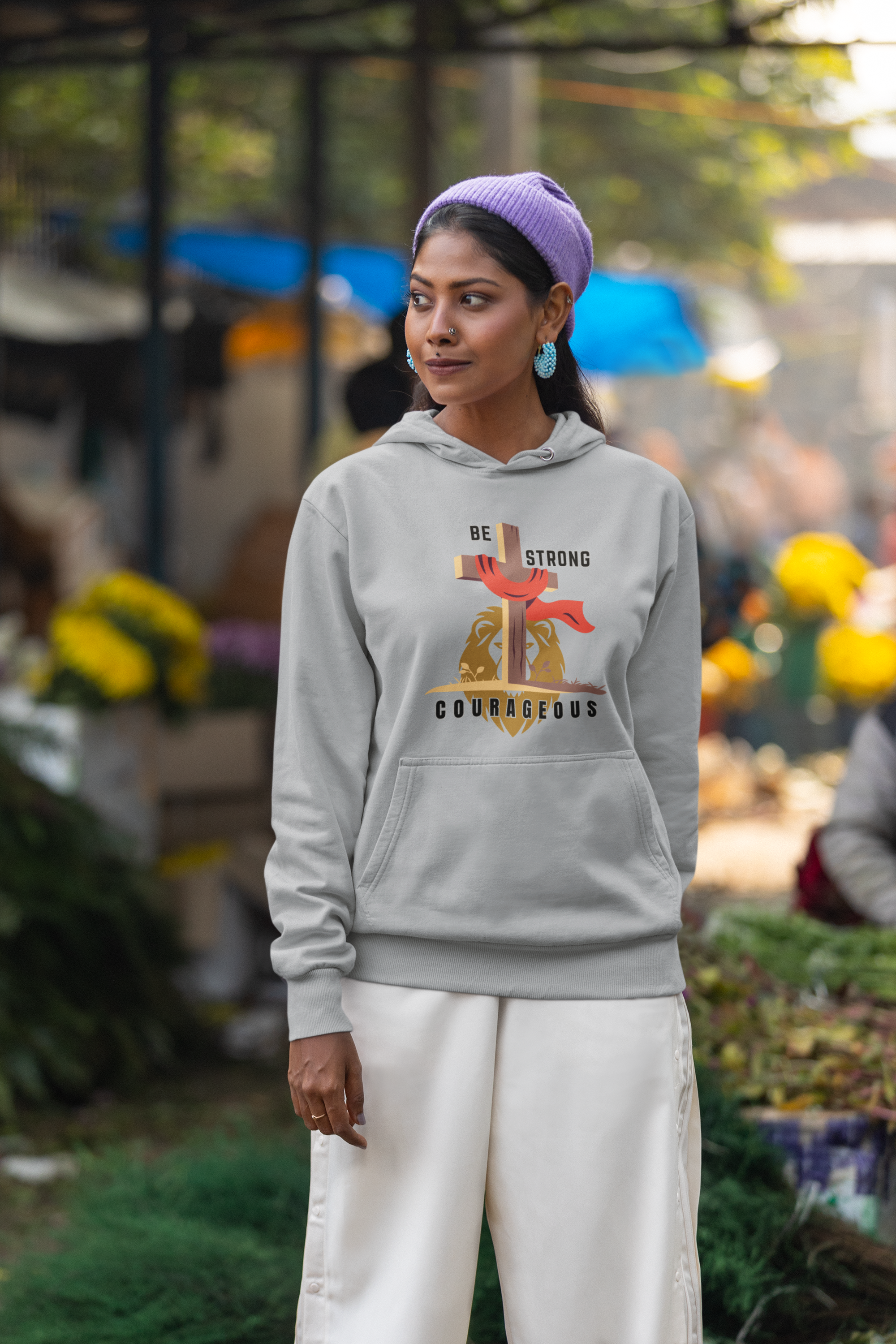 Be Strong & Courageous - Unisex Hoodie