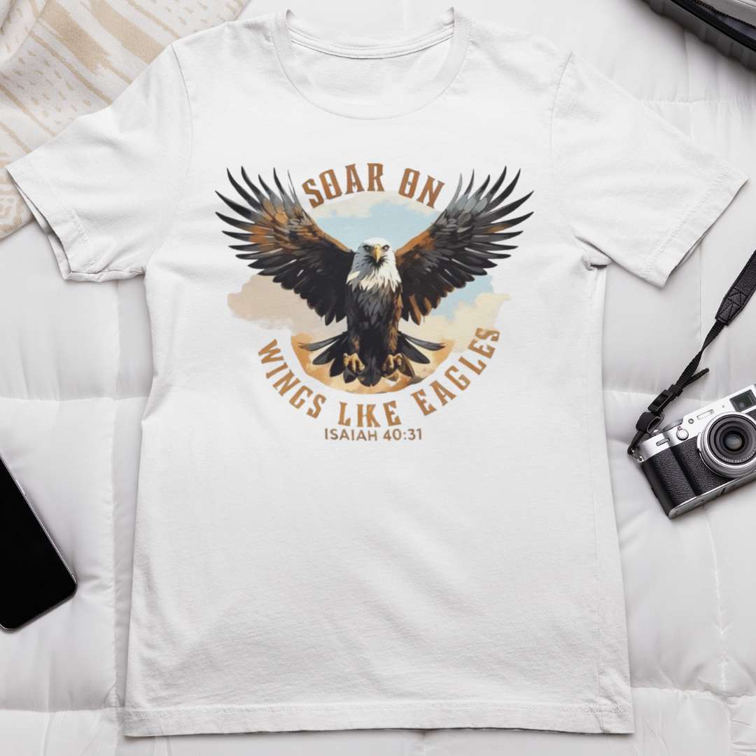 Soar On Wings Like Eagles - Unisex Supima T-Shirt