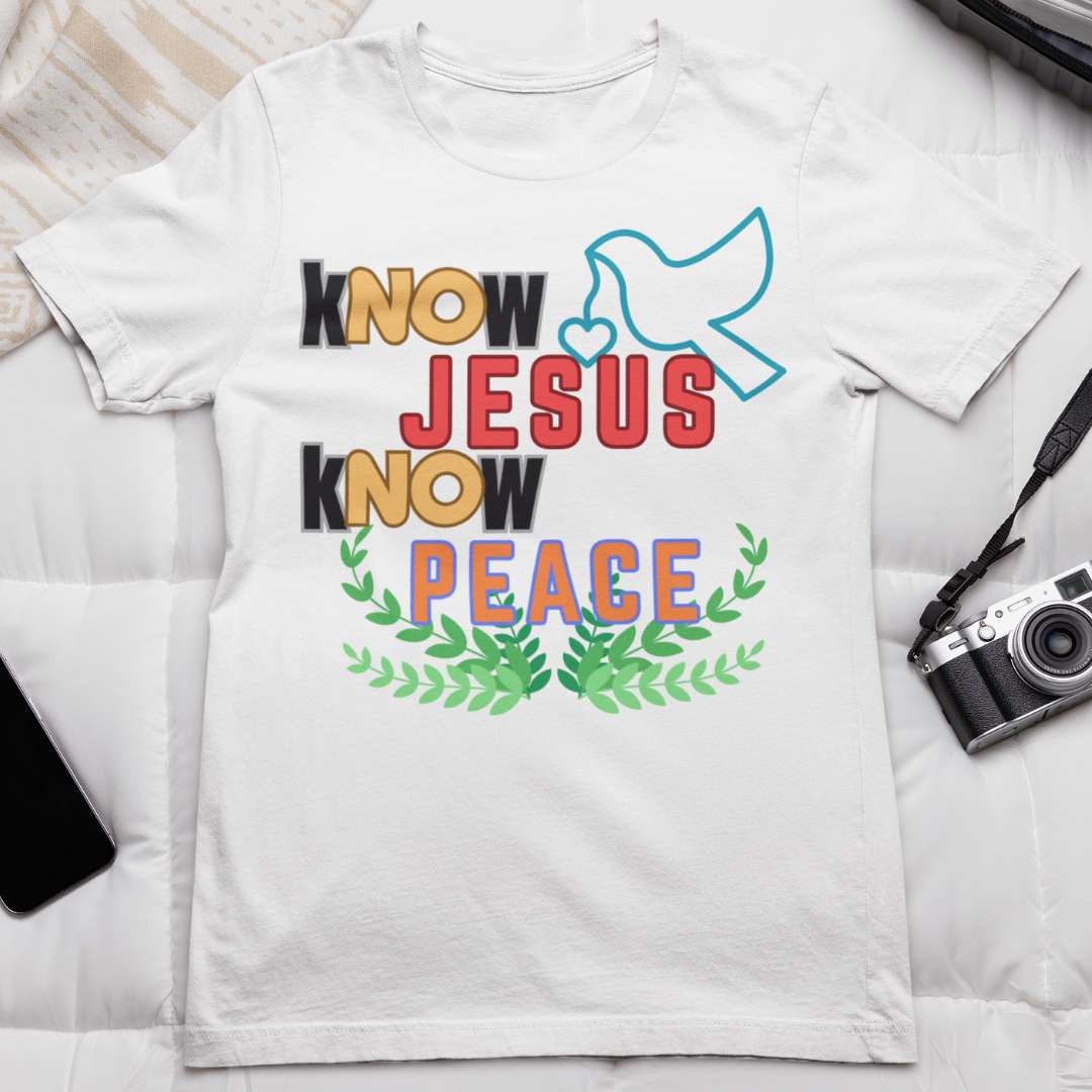kNOw Jesus kNOw Peace - Unisex Supima T-Shirt
