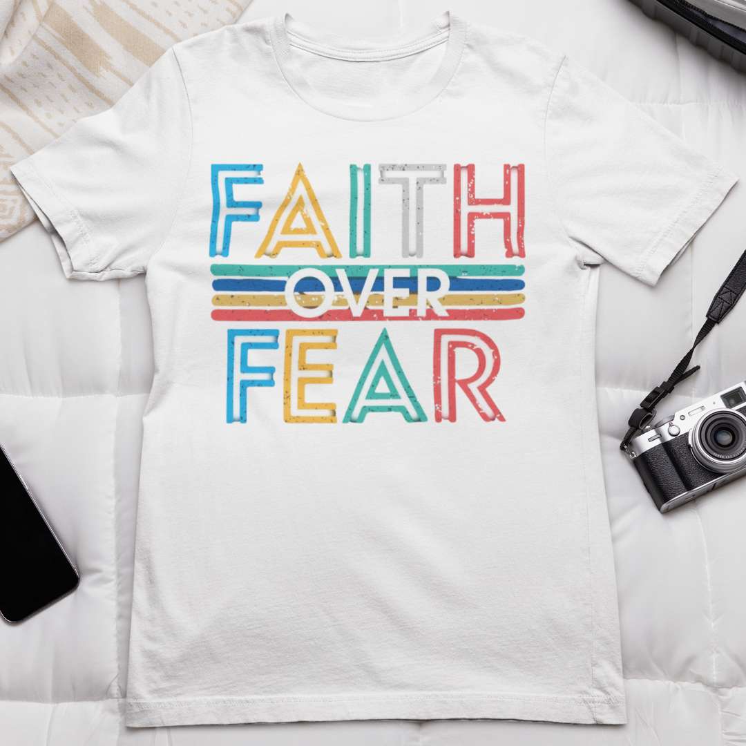 Faith Over Fear - Unisex Supima T-Shirt