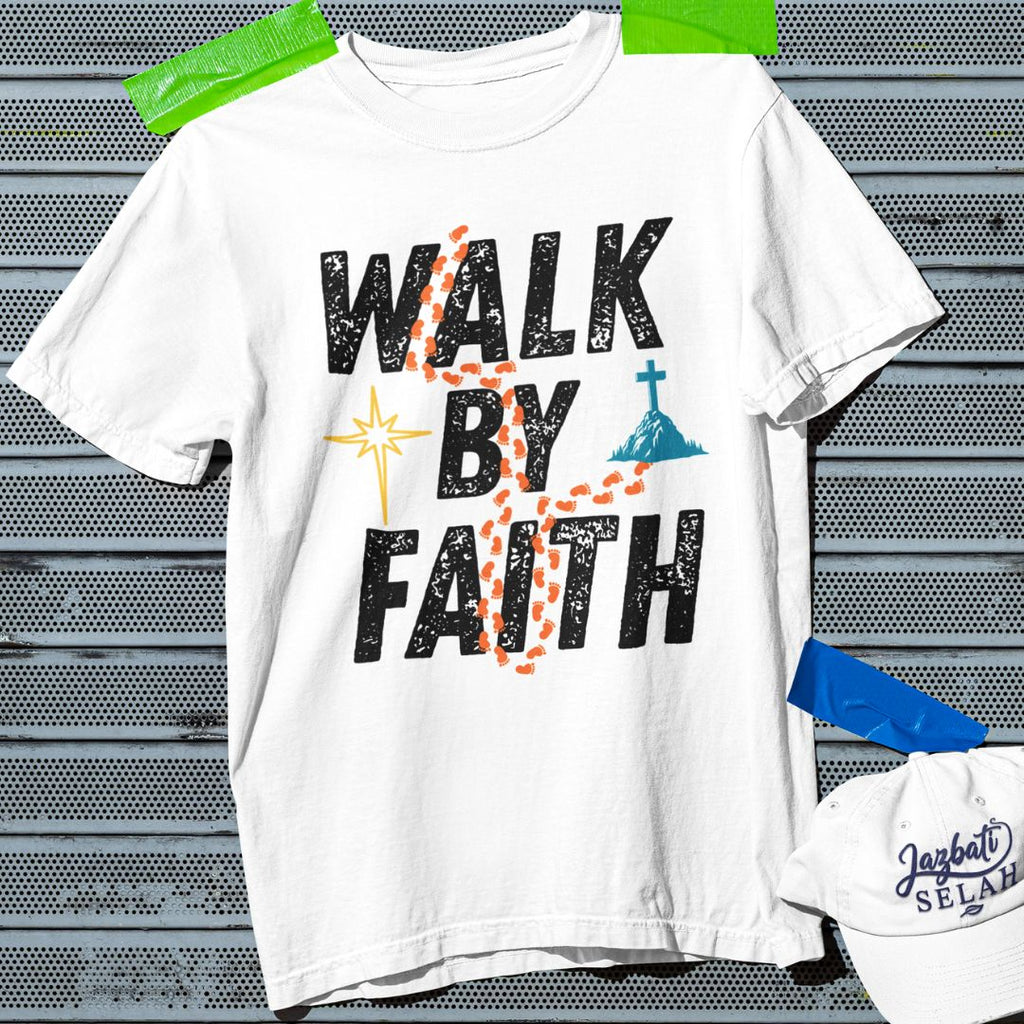 Walk by Faith - Unisex Oversized Classic T-Shirt