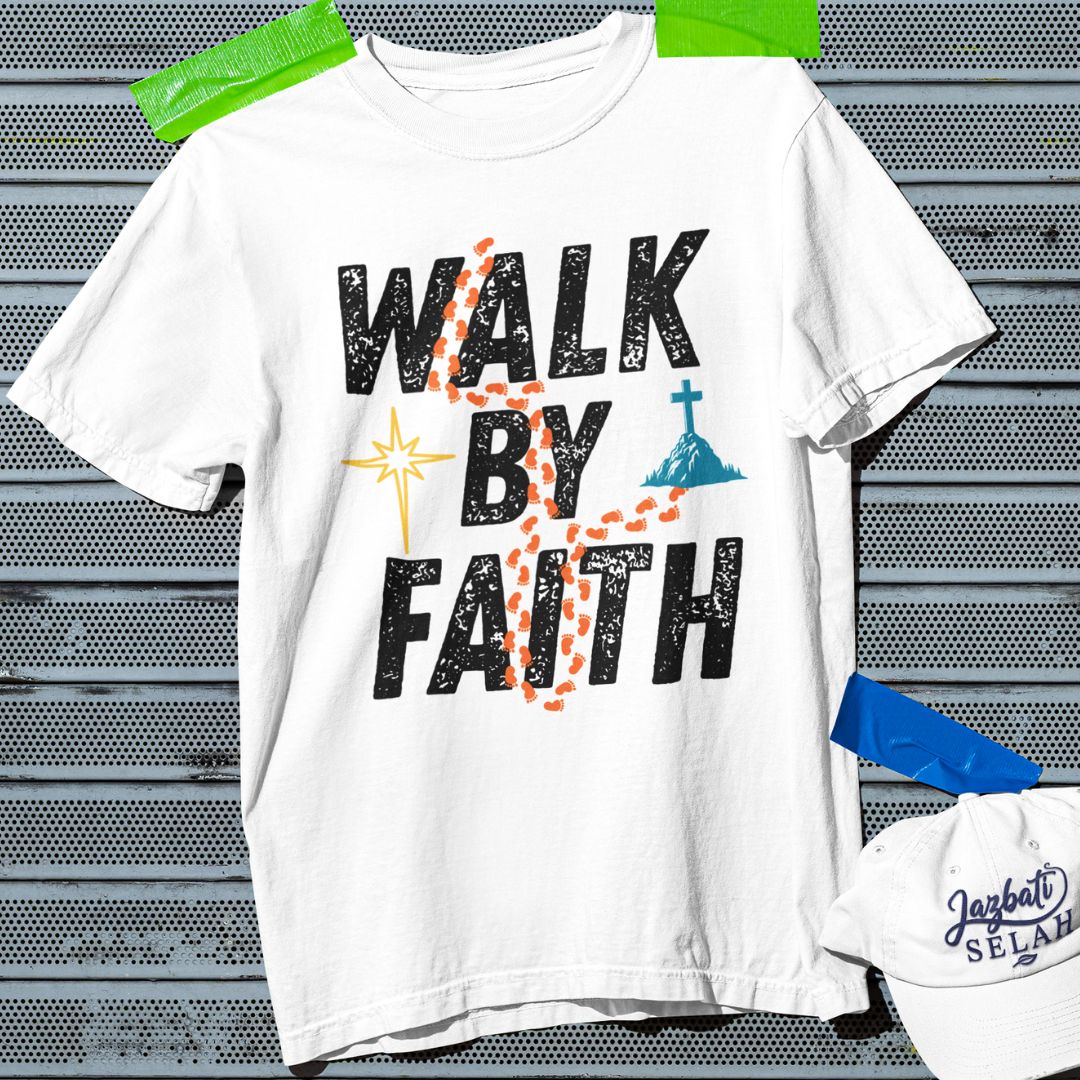 Walk by Faith - Unisex Oversized Classic T-Shirt