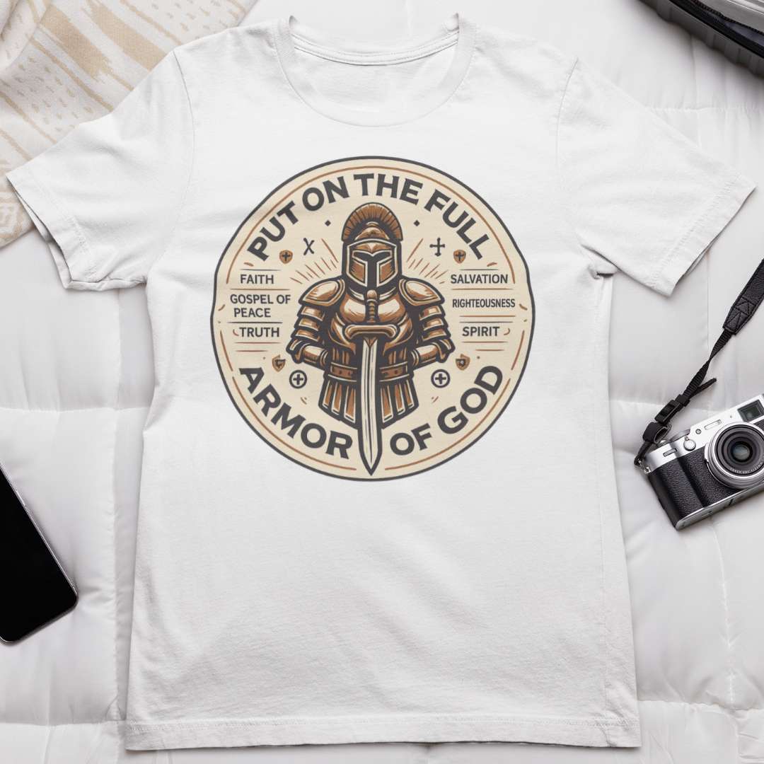 Put on the Full Armor of God - D1 - Unisex Supima T-Shirt
