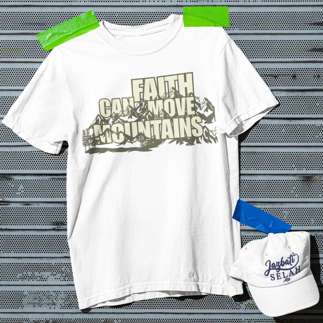Faith Moves Mountains - Unisex Oversized Classic T-Shirt