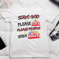 Please God Serve People - Unisex Supima T-Shirt