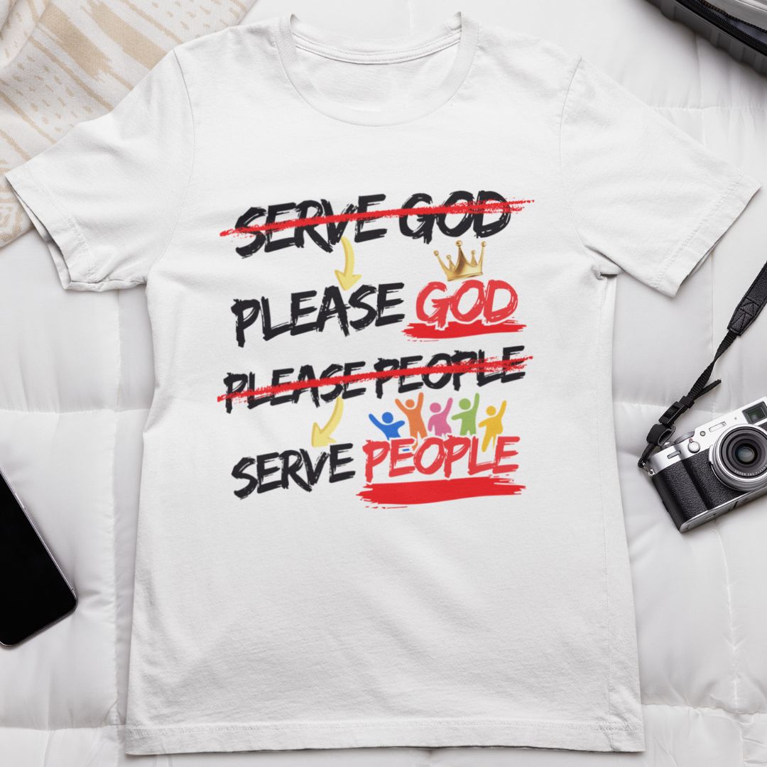 Please God Serve People - Unisex Supima T-Shirt