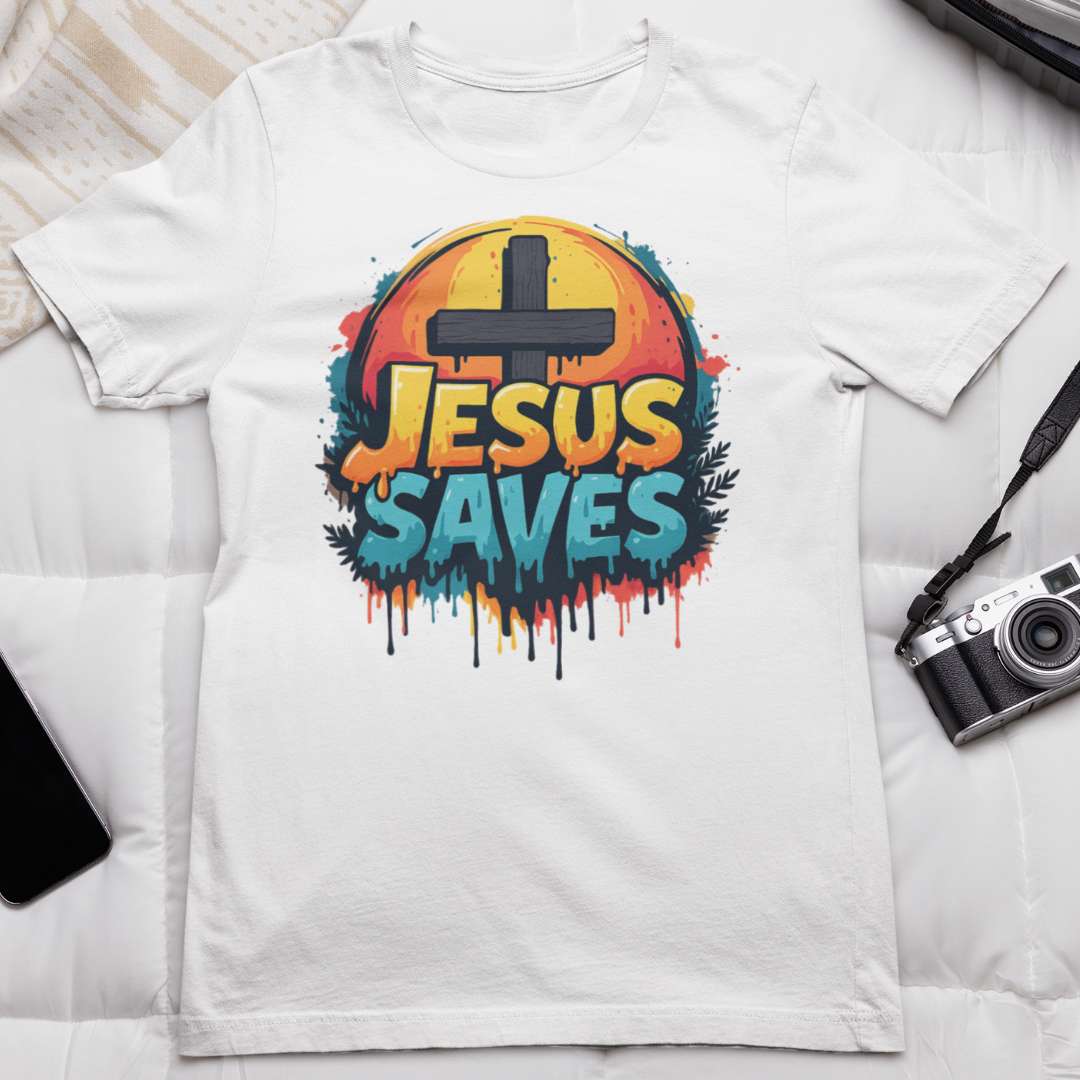 Jesus Saves - Unisex Supima T-Shirt