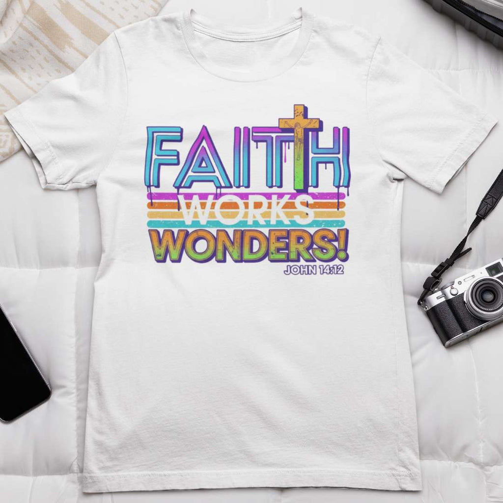 Faith Works Wonders - Unisex Supima T-Shirt