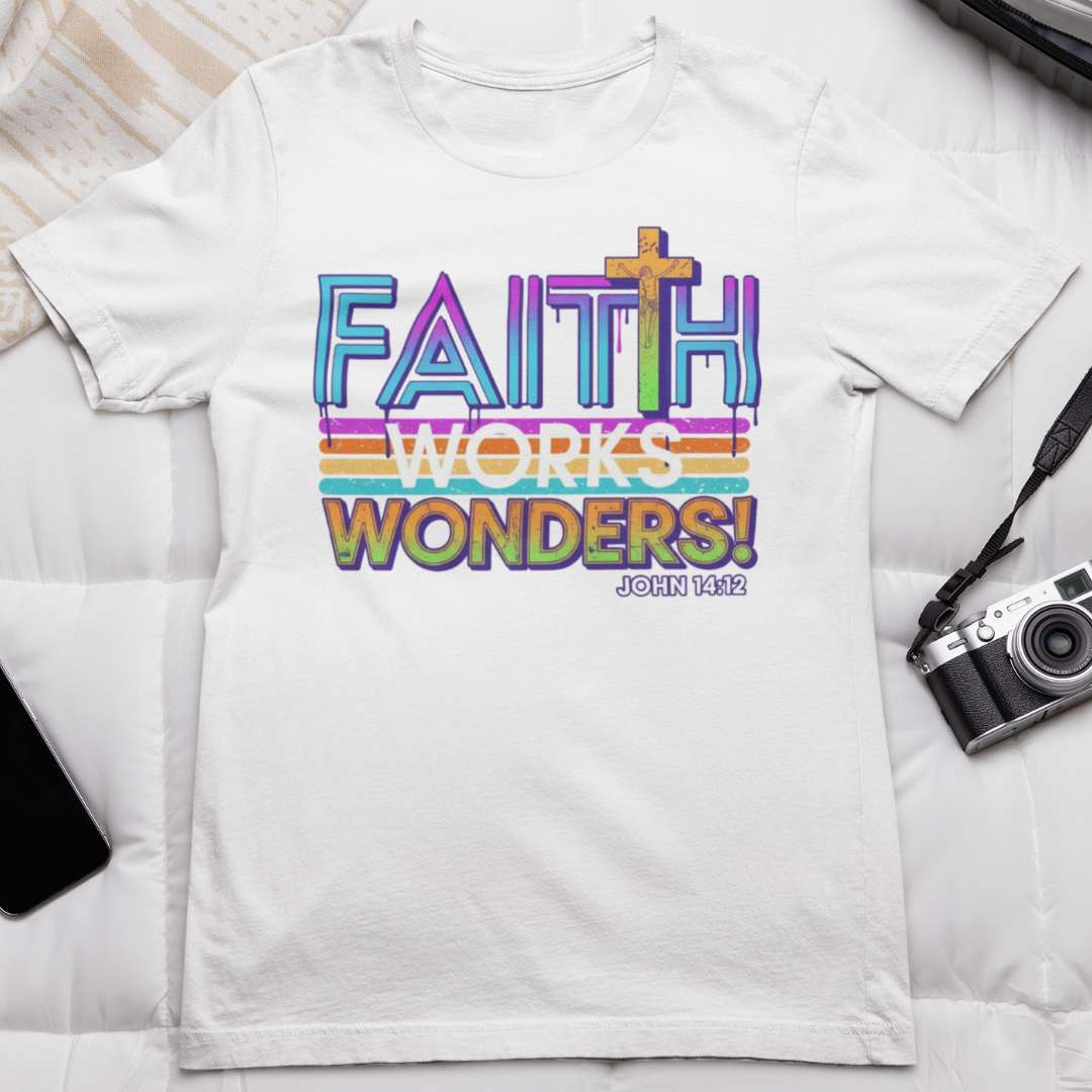 Faith Works Wonders - Unisex Supima T-Shirt