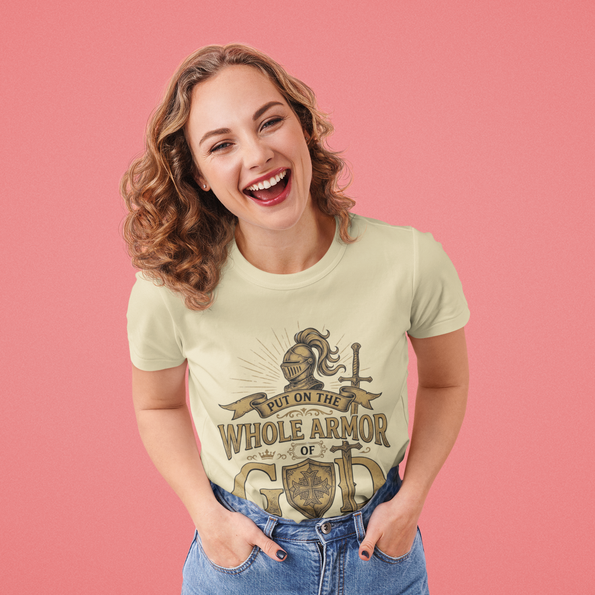 Put On the Whole Armor - Unisex Supima T-Shirt
