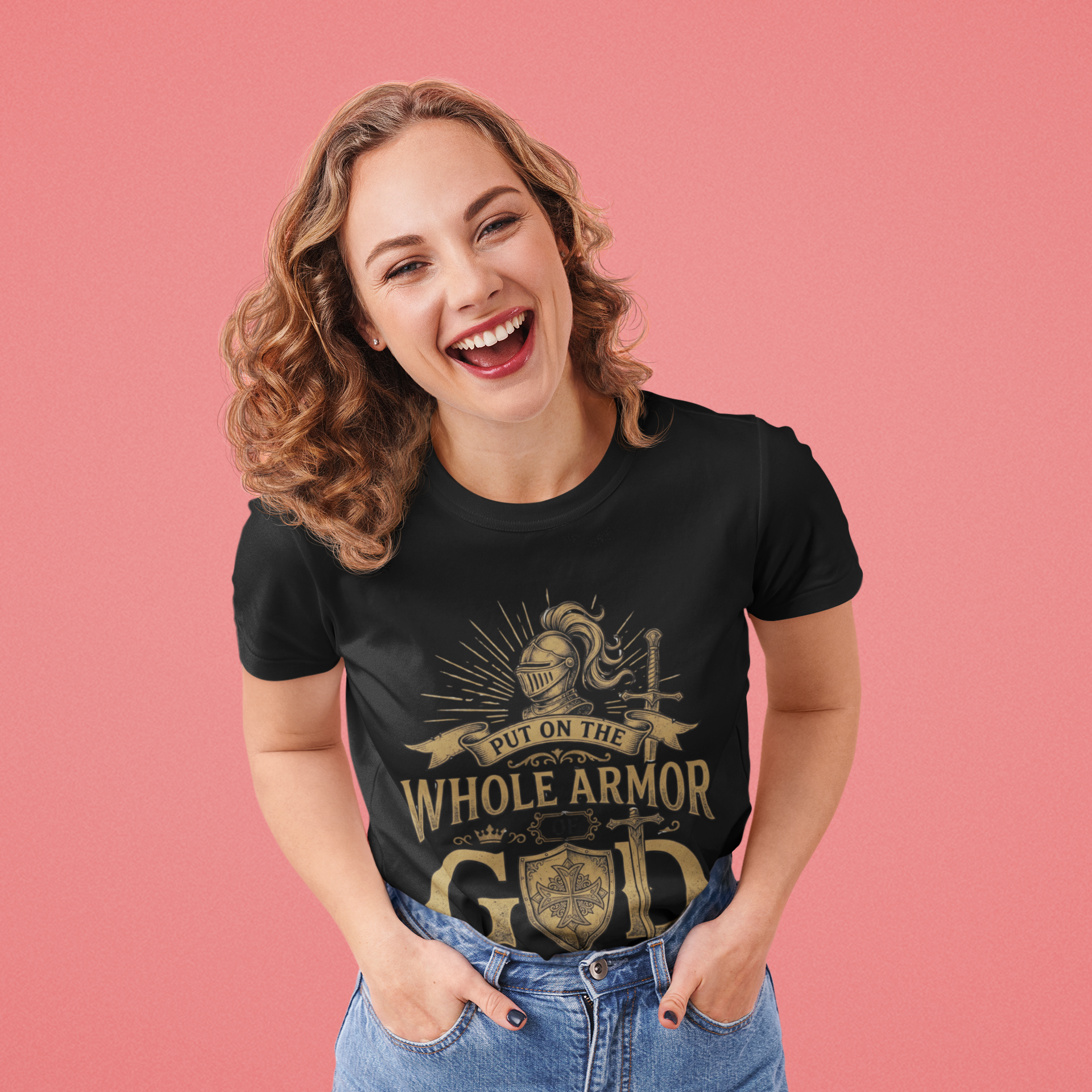 Put On the Whole Armor - Unisex Supima T-Shirt