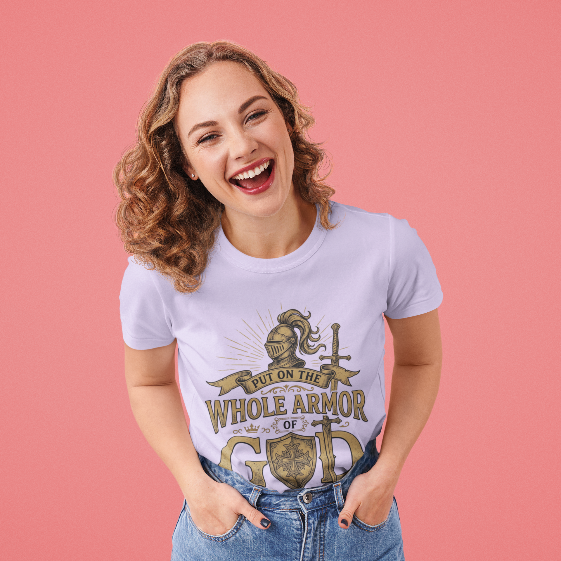 Put On the Whole Armor - Unisex Supima T-Shirt